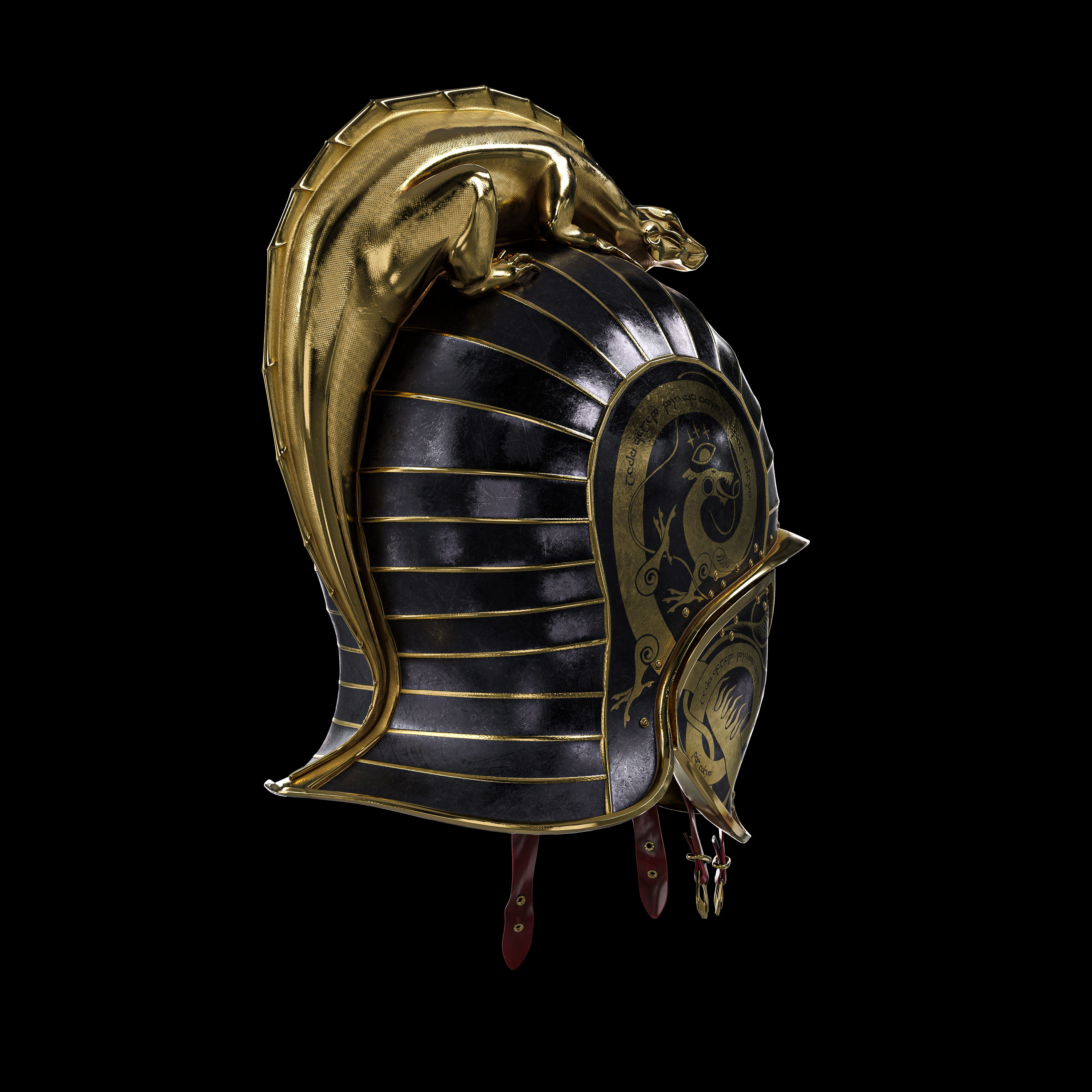 Dragons Helm of Dor Lomin 3D model_16