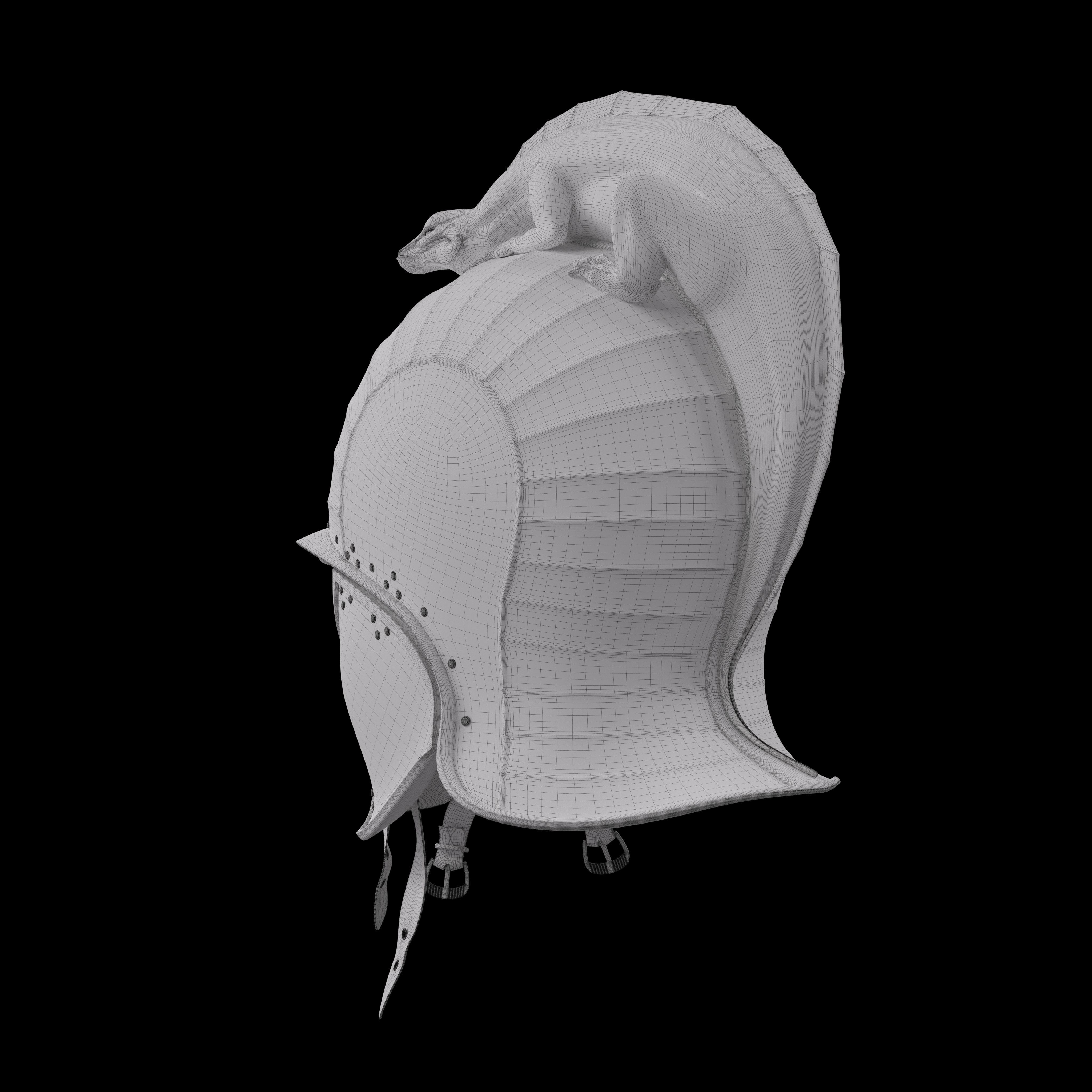 Dragons Helm of Dor Lomin 3D model_21