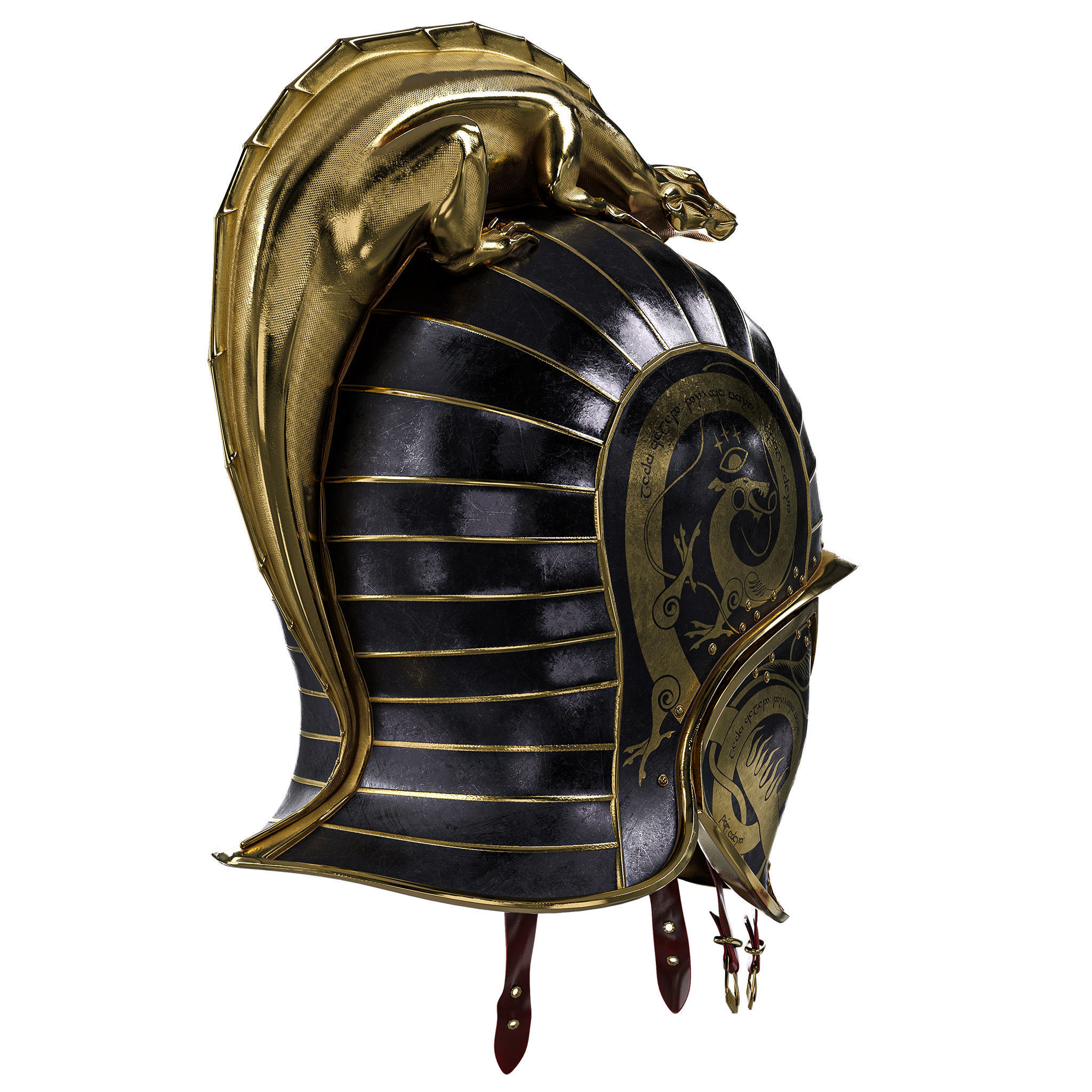 Dragons Helm of Dor Lomin 3D model_4
