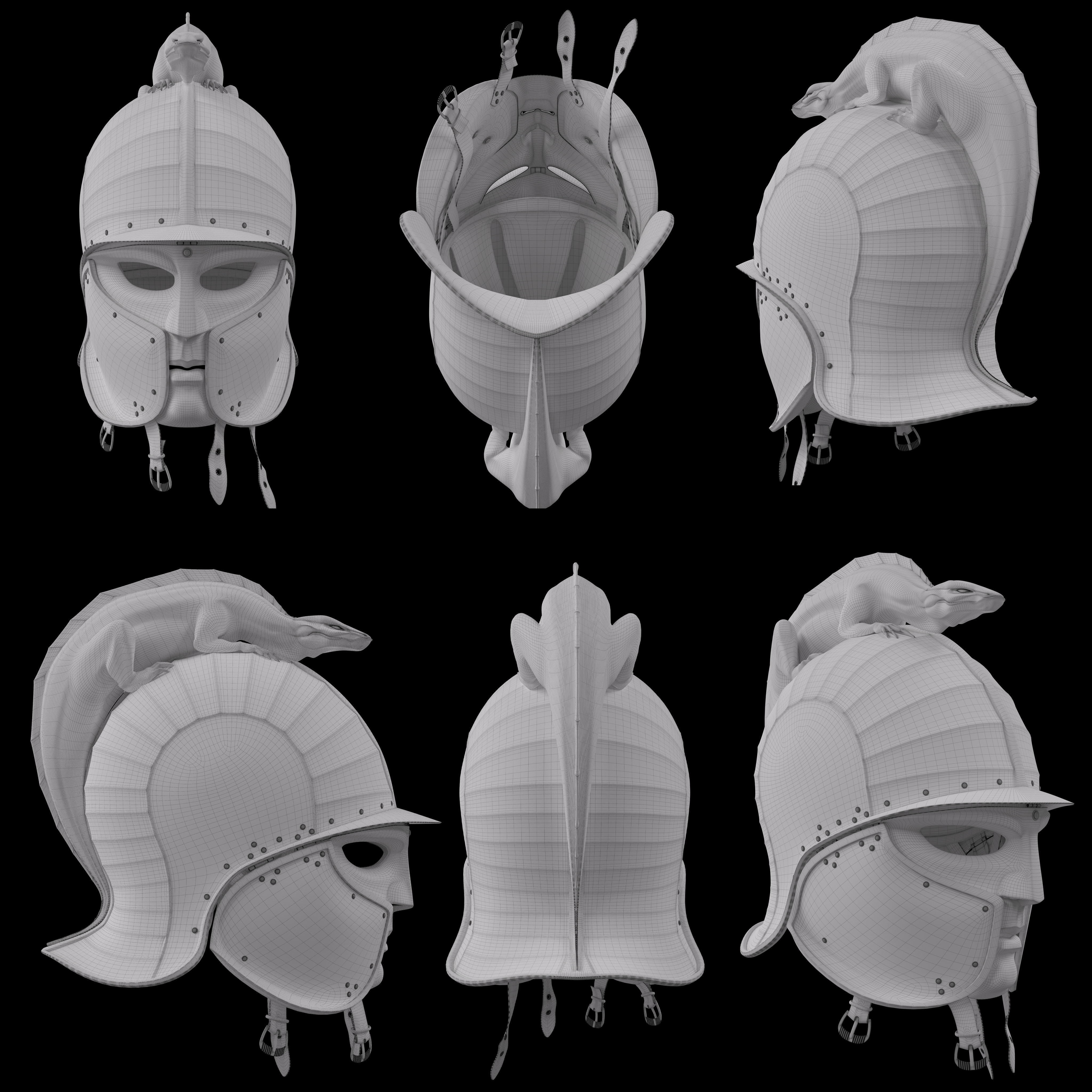 Dragons Helm of Dor Lomin 3D model_7