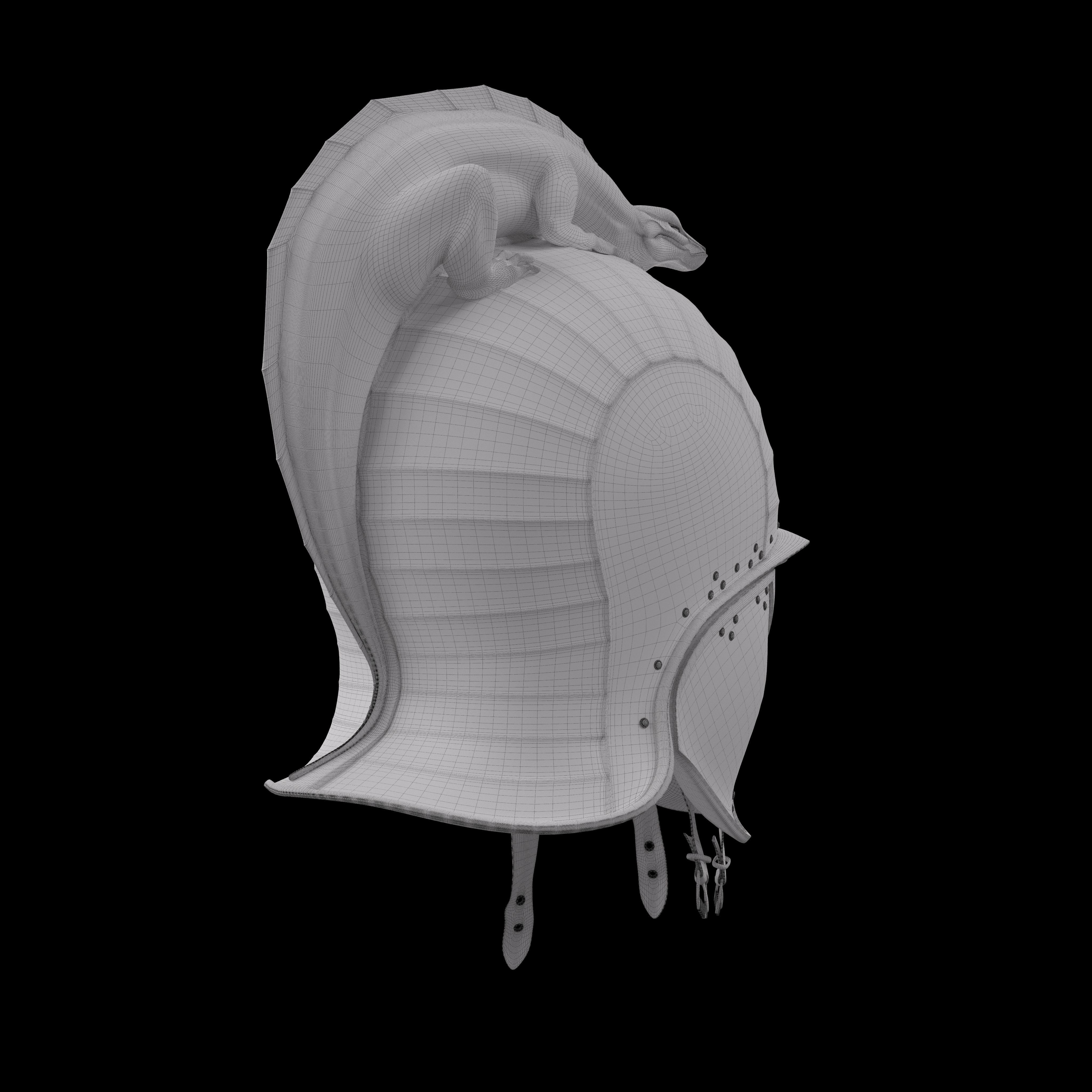 Dragons Helm of Dor Lomin 3D model_17