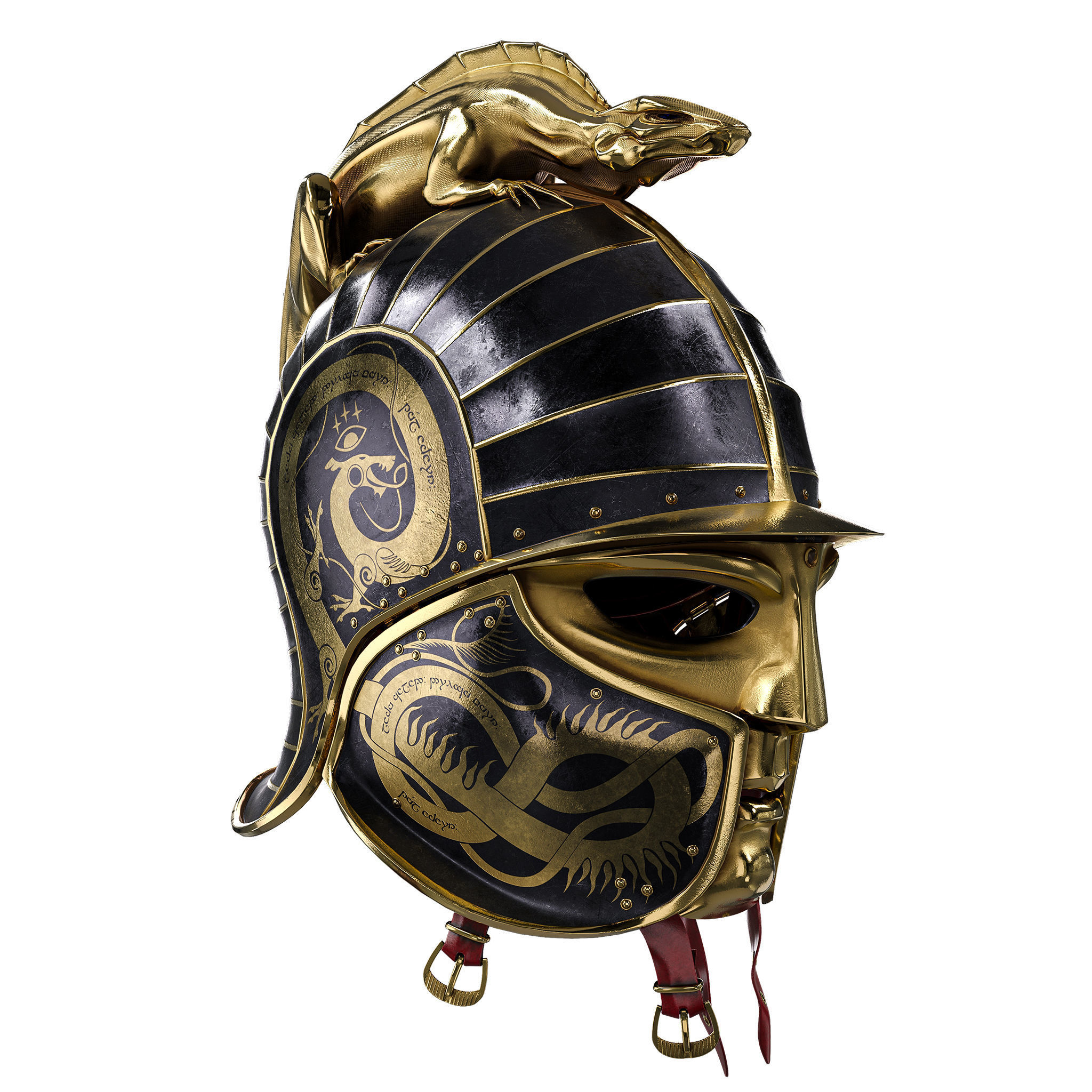 Dragons Helm of Dor Lomin 3D model_2