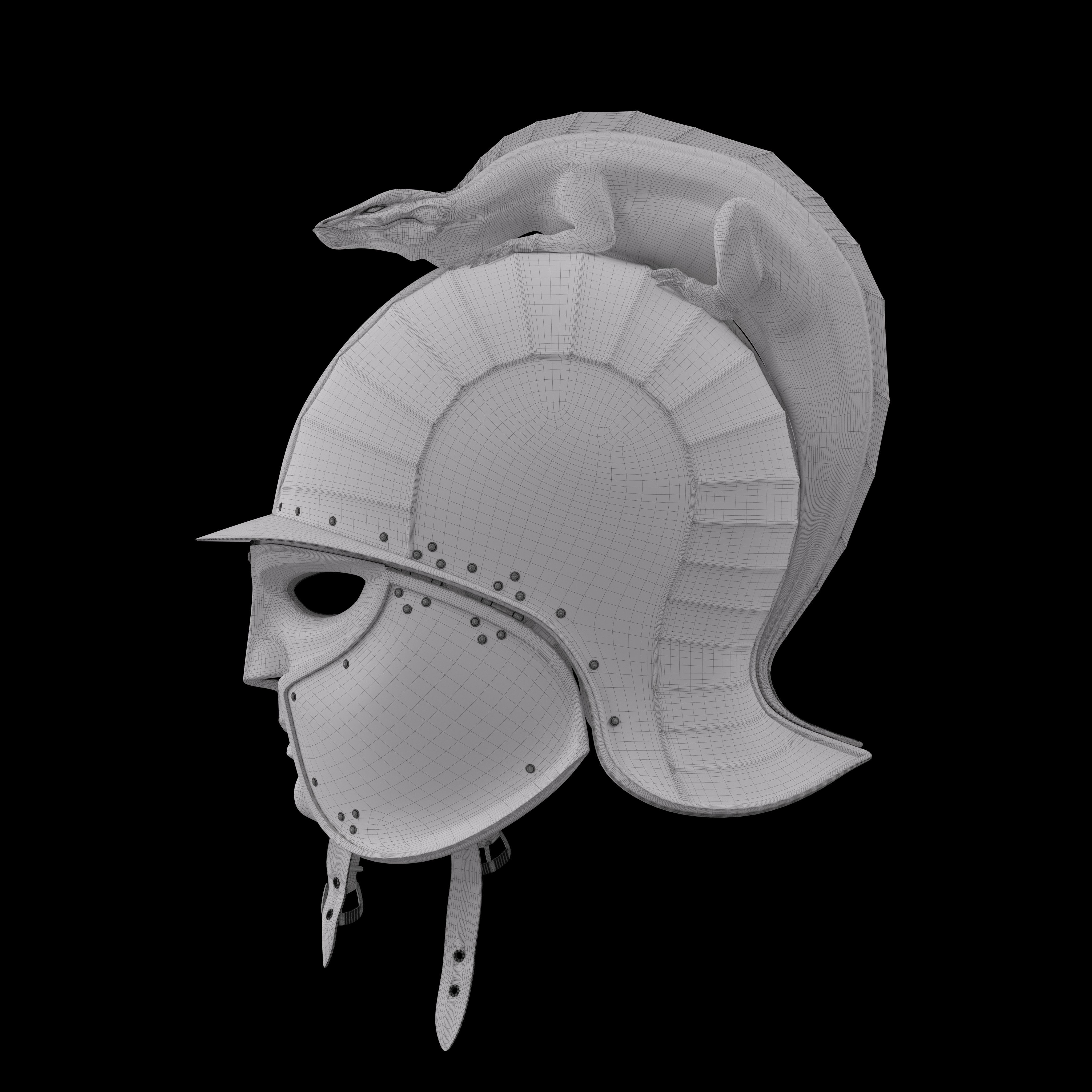 Dragons Helm of Dor Lomin 3D model_23