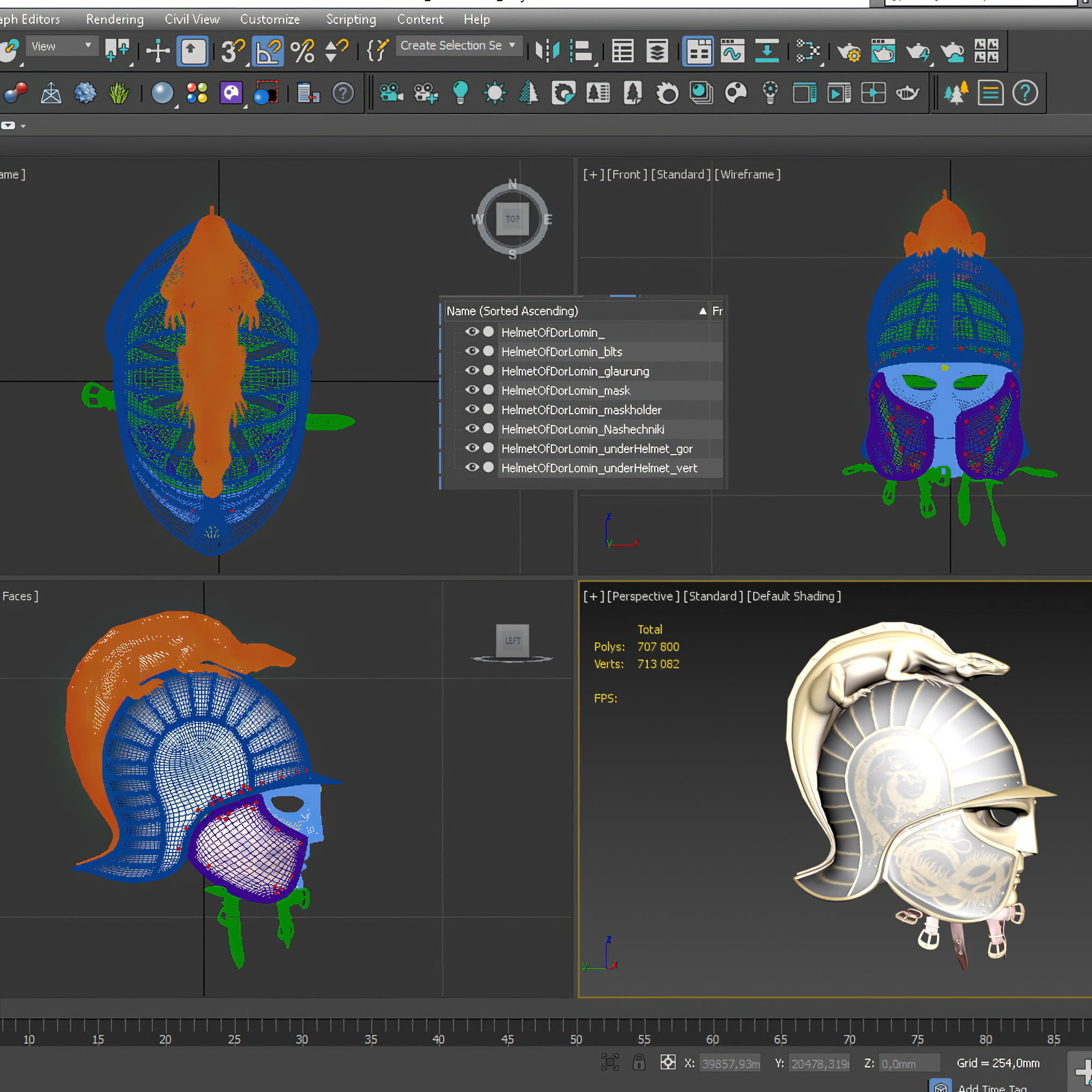 Dragons Helm of Dor Lomin 3D model_6
