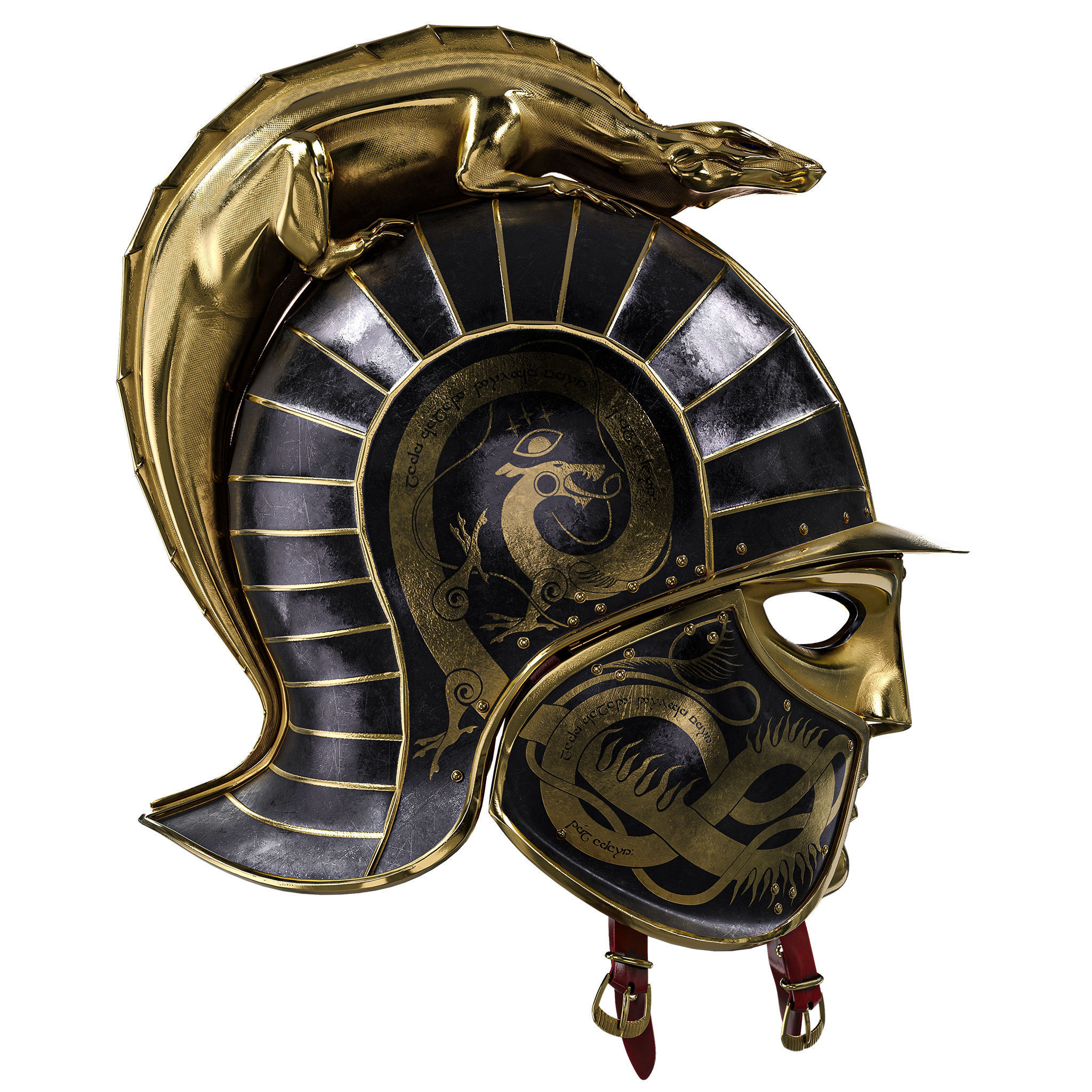 Dragons Helm of Dor Lomin 3D model_3
