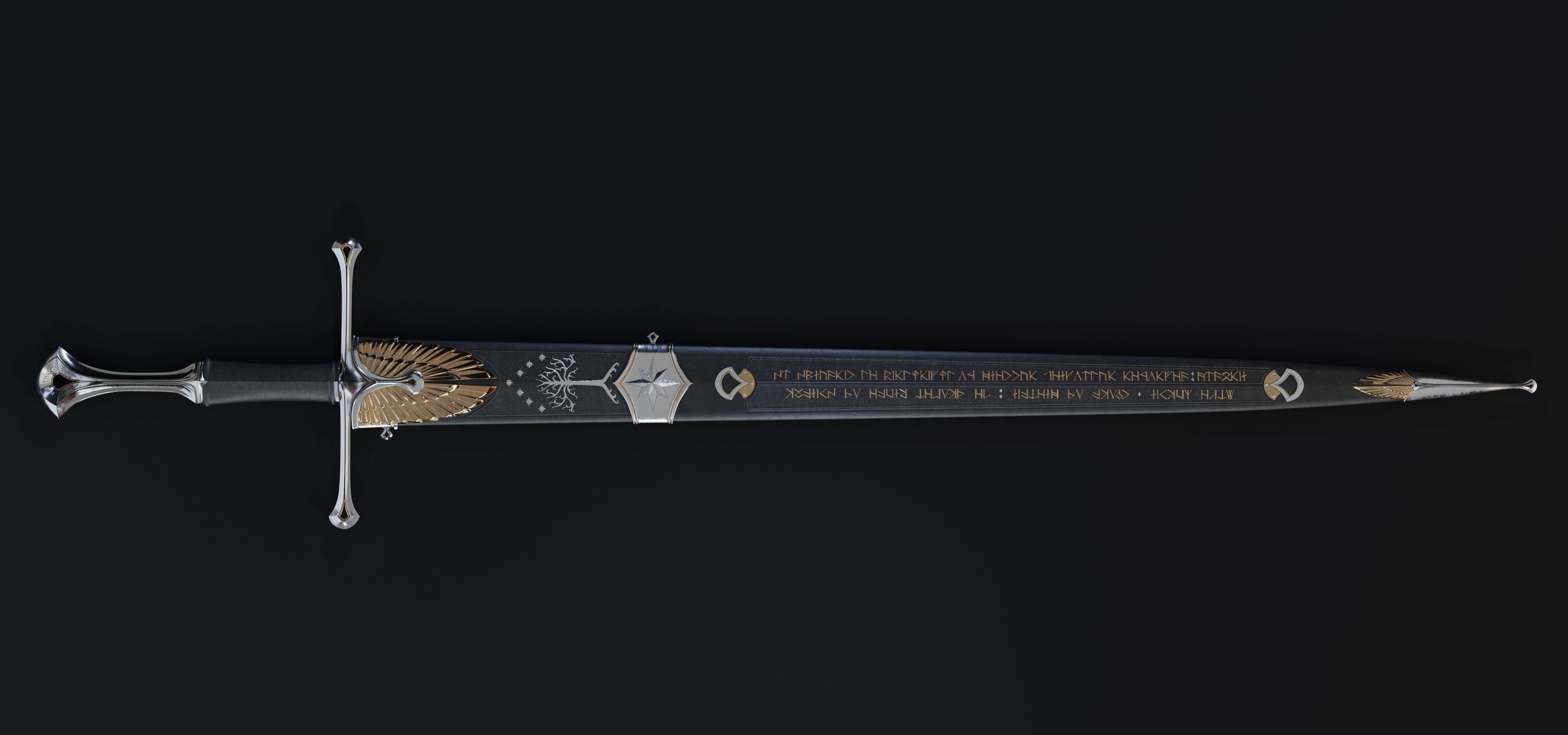 Sword of the noble Numenorian 3D model_11