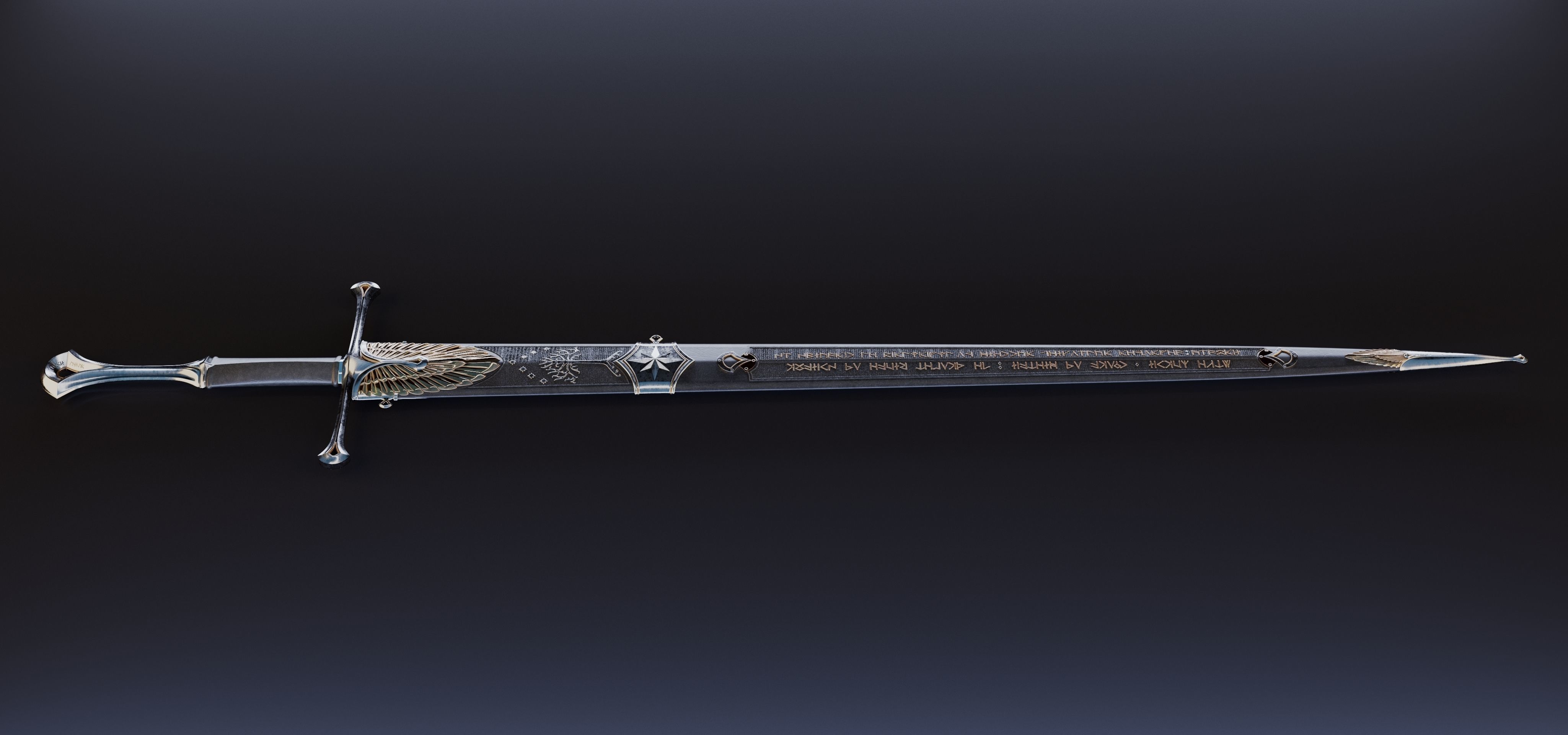 Sword of the noble Numenorian 3D model_23