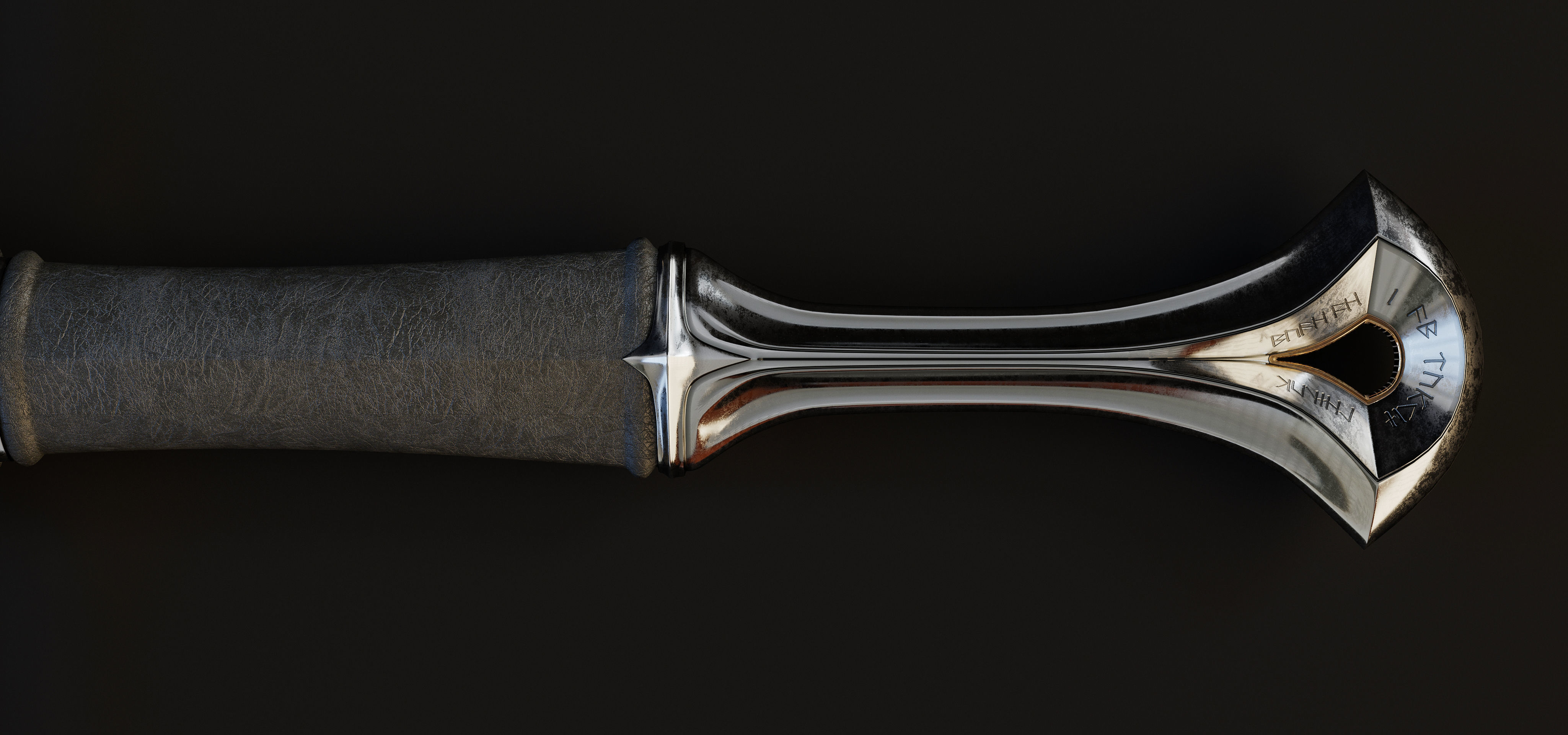 Sword of the noble Numenorian 3D model_9