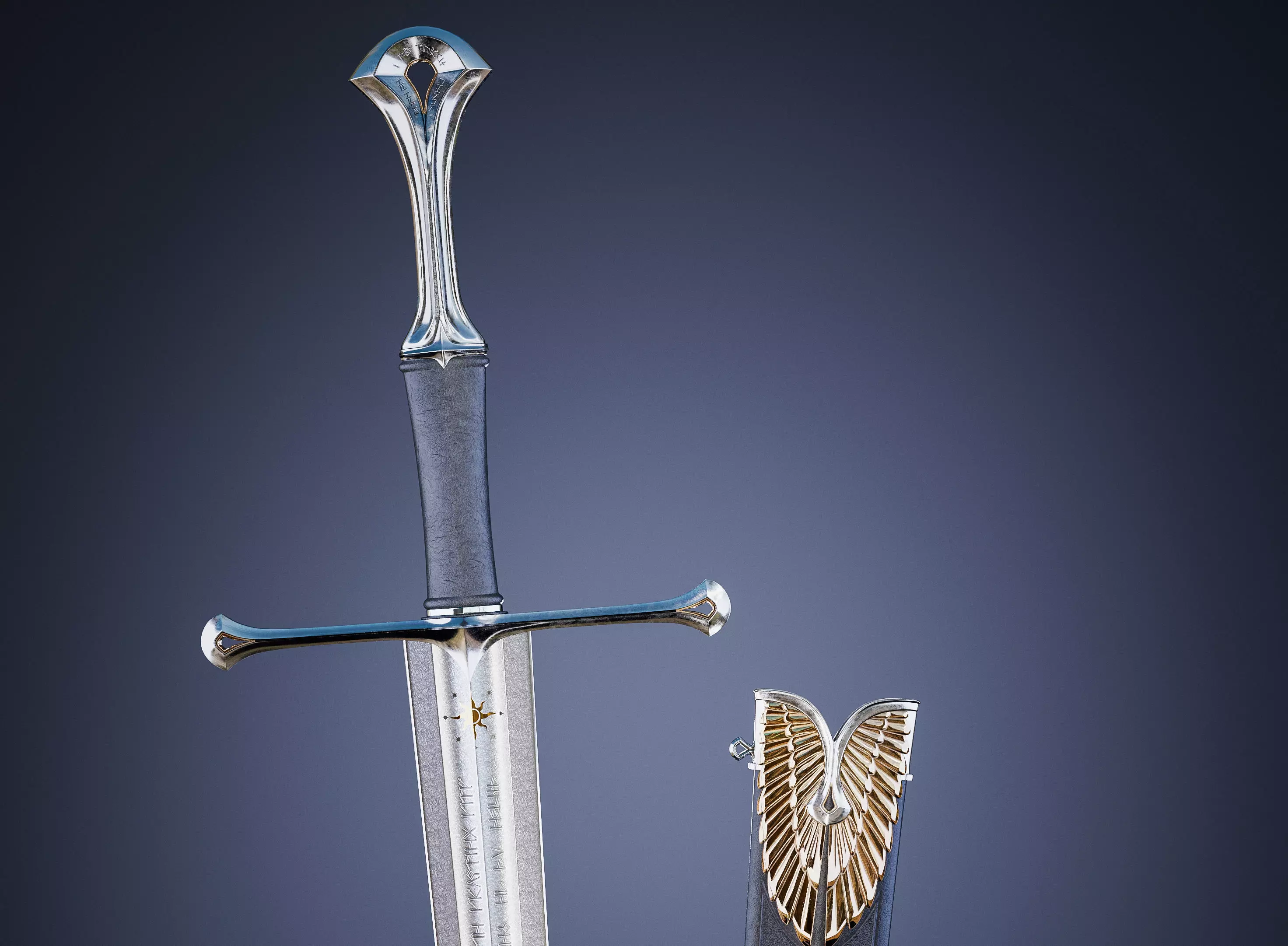 Sword of the noble Numenorian 3D model_0