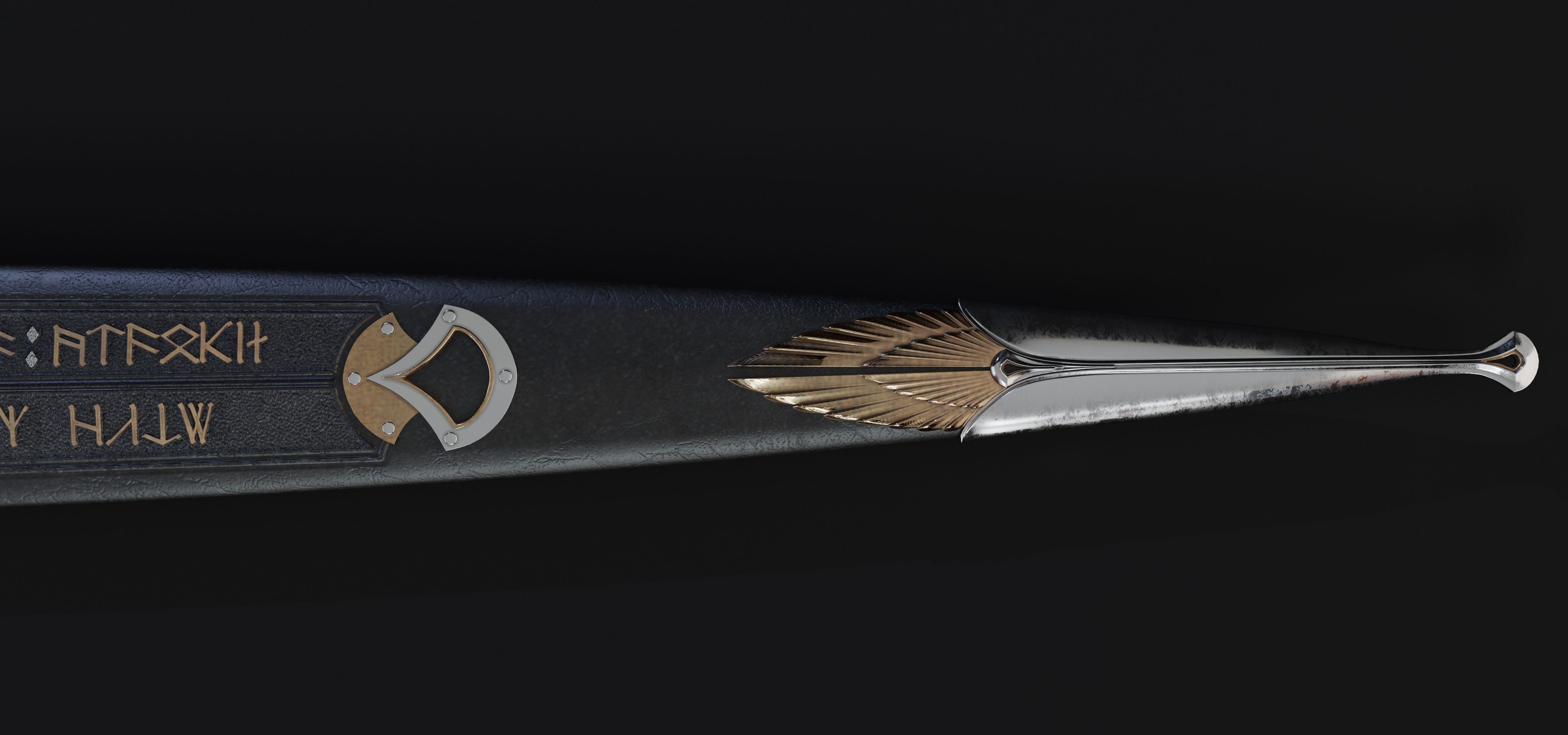 Sword of the noble Numenorian 3D model_18