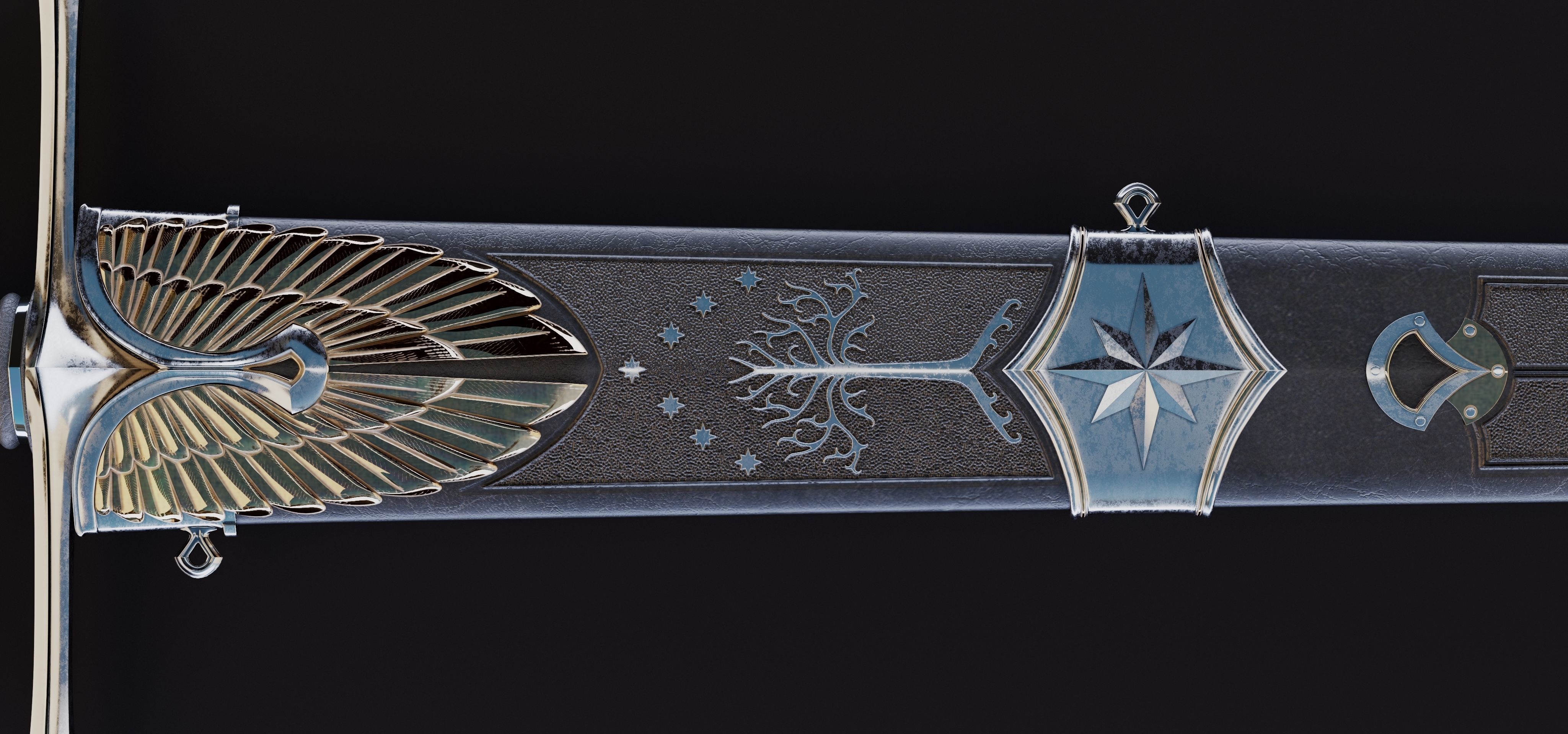 Sword of the noble Numenorian 3D model_17