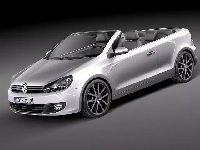Volkswagen Golf Cabriolet 2012 3D Model 3D model