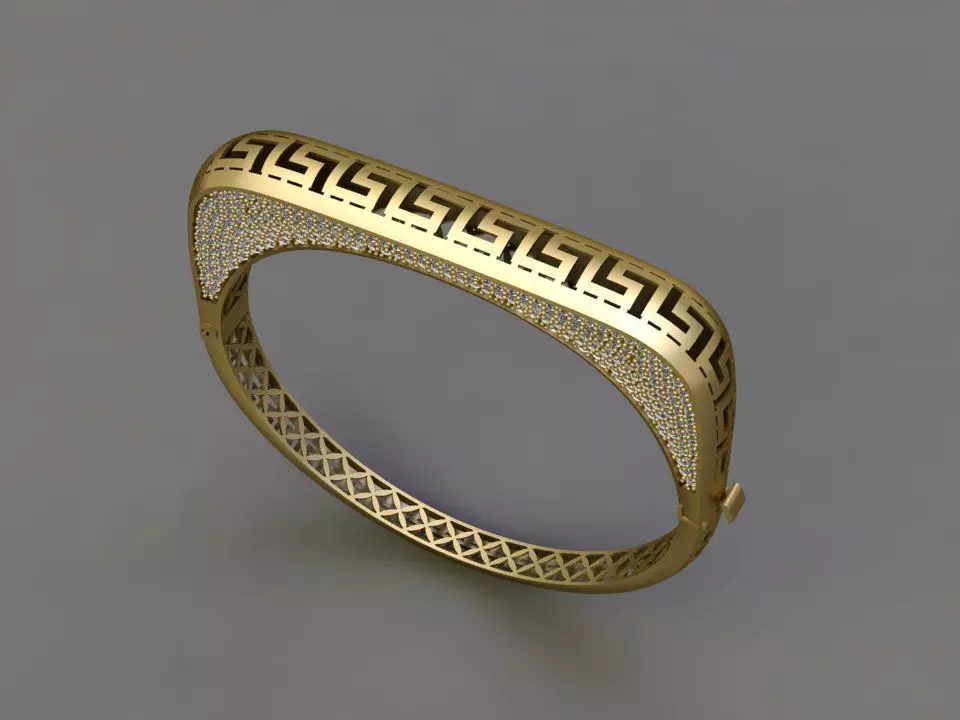 fusion bracelet 3D print model_0