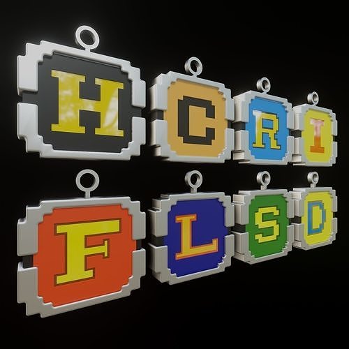 STL METAL SLUG KEYCHAINS Free 3D print model