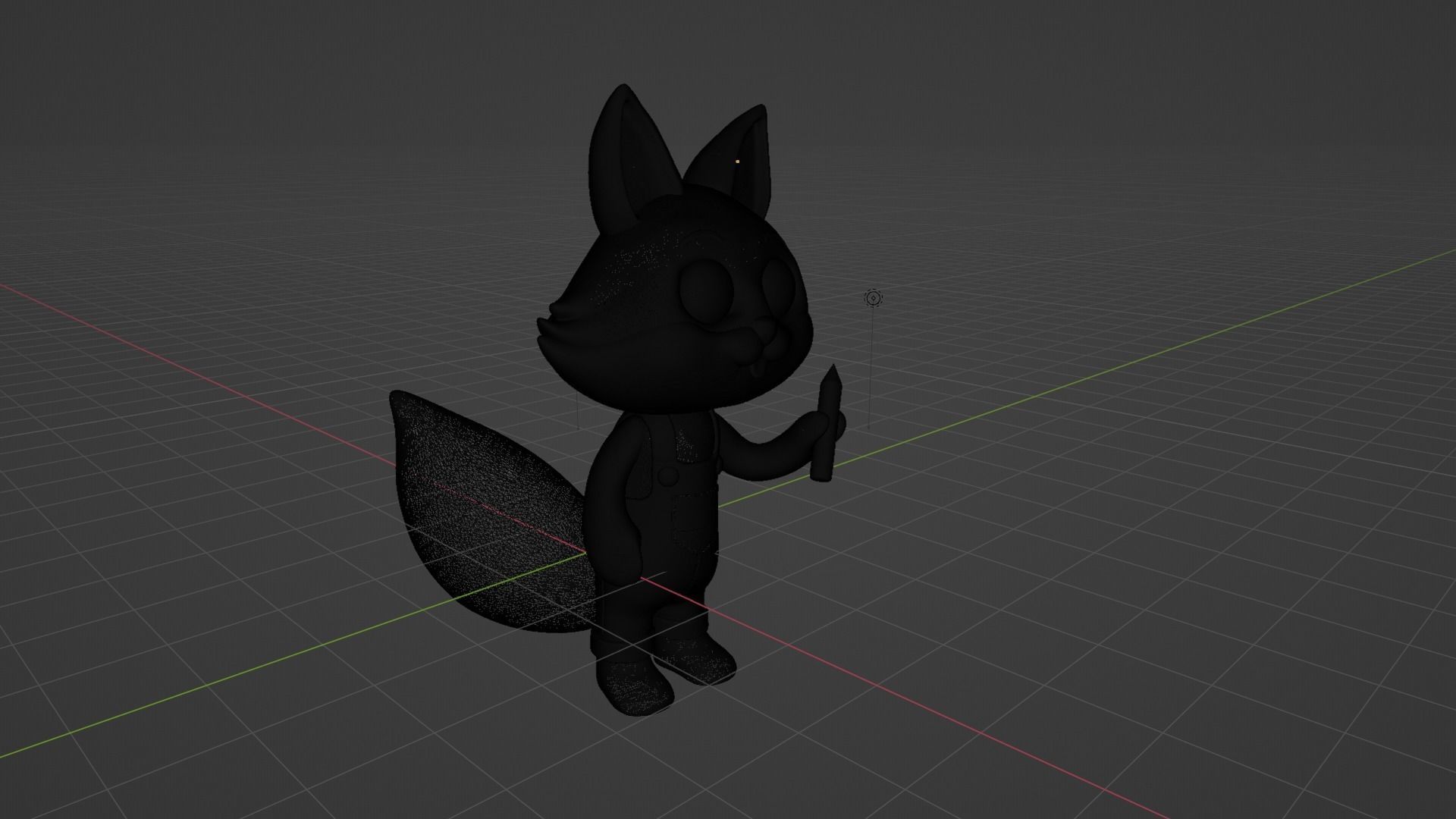 Fox happy toy 3D model_12