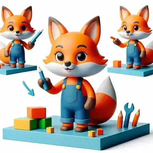 Fox happy toy