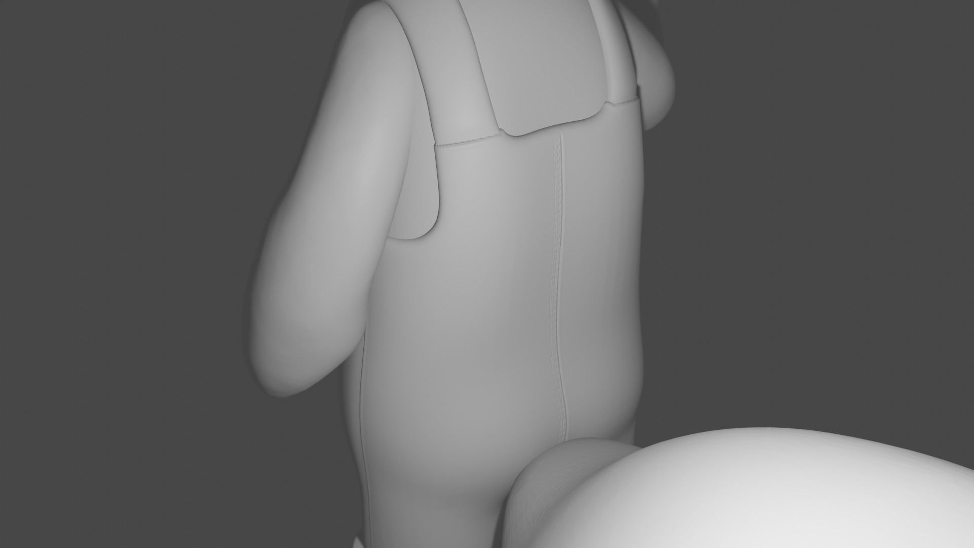 Fox happy toy 3D model_9