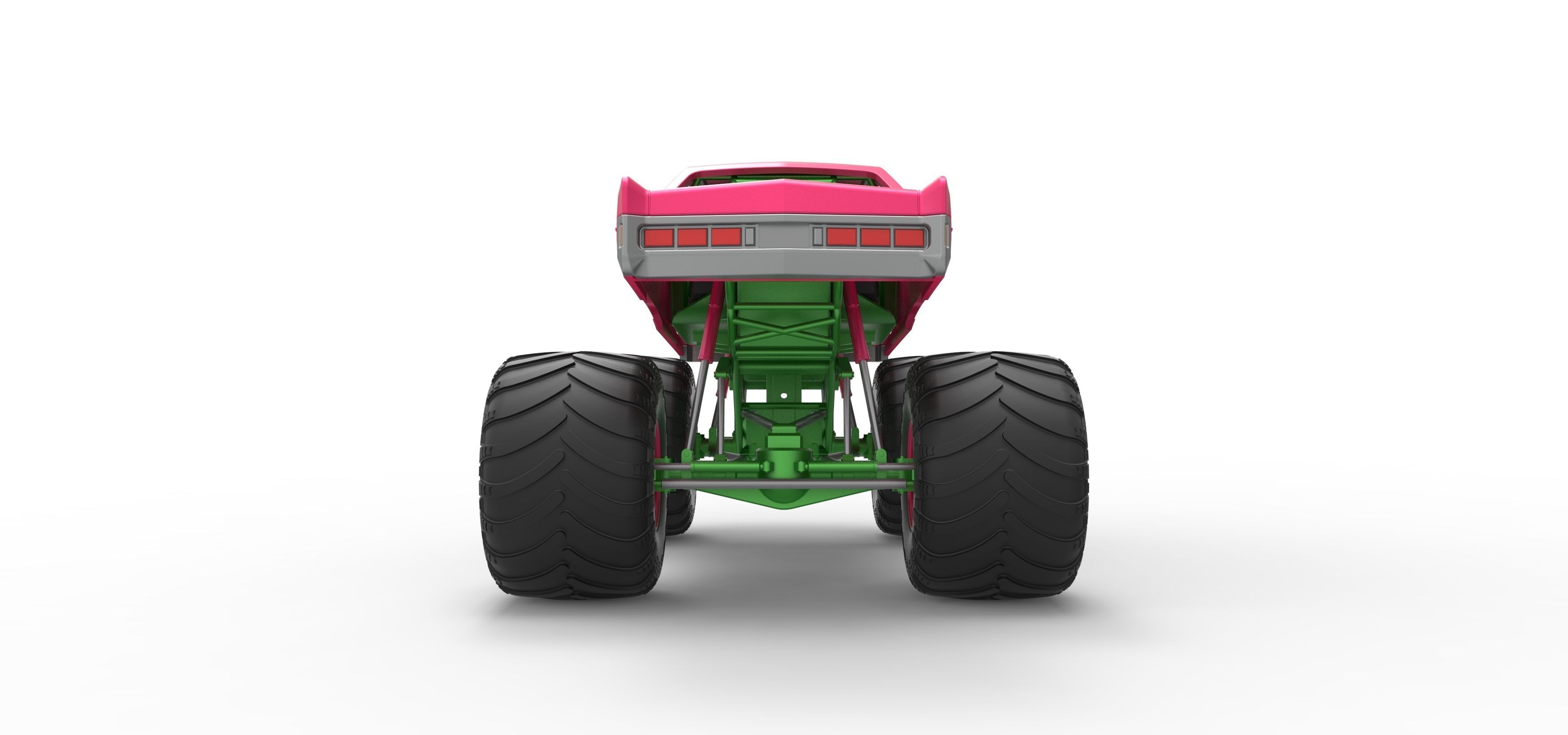 Monster Truck Concept Scale 1 to 25 3D print model_16