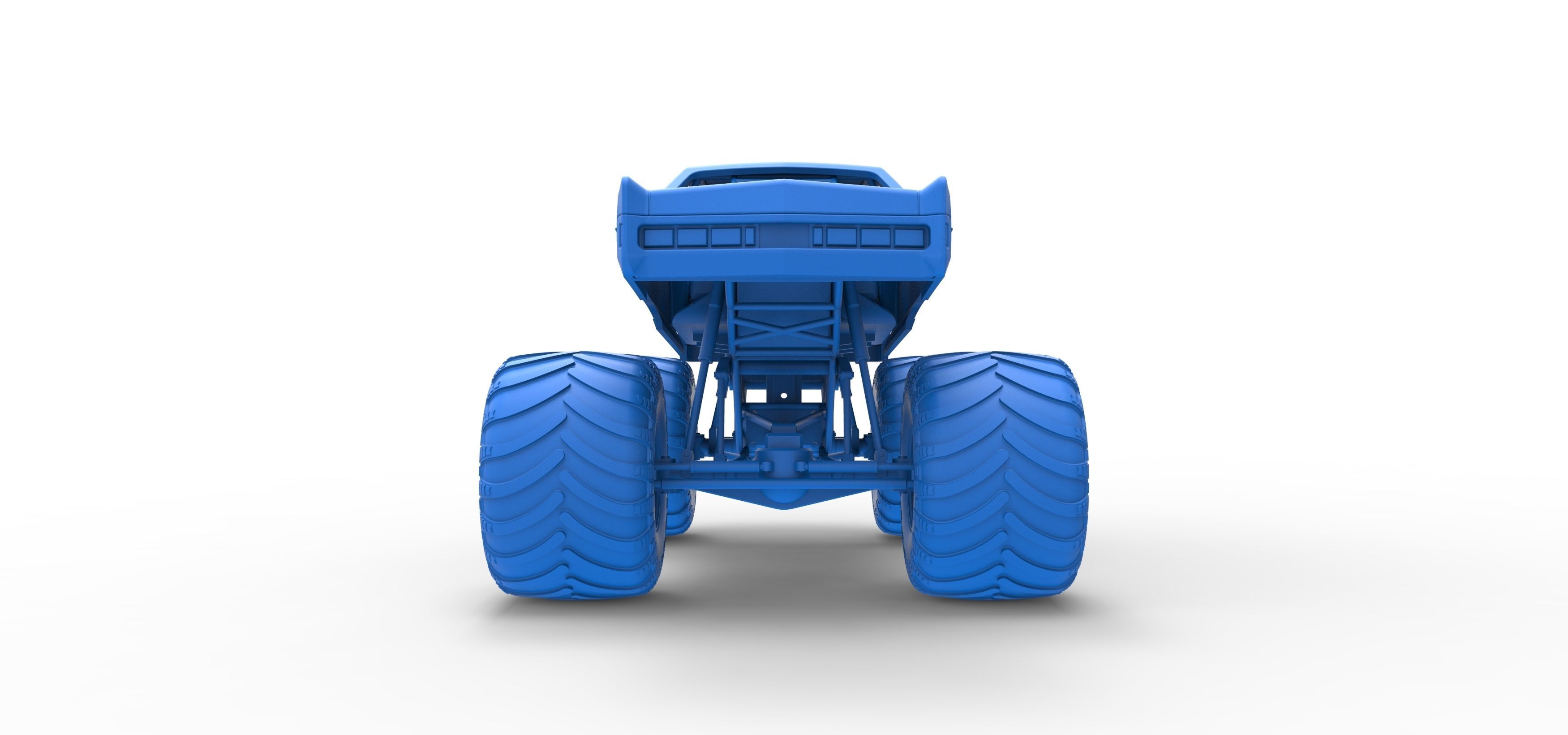 Monster Truck Concept Scale 1 to 25 3D print model_33
