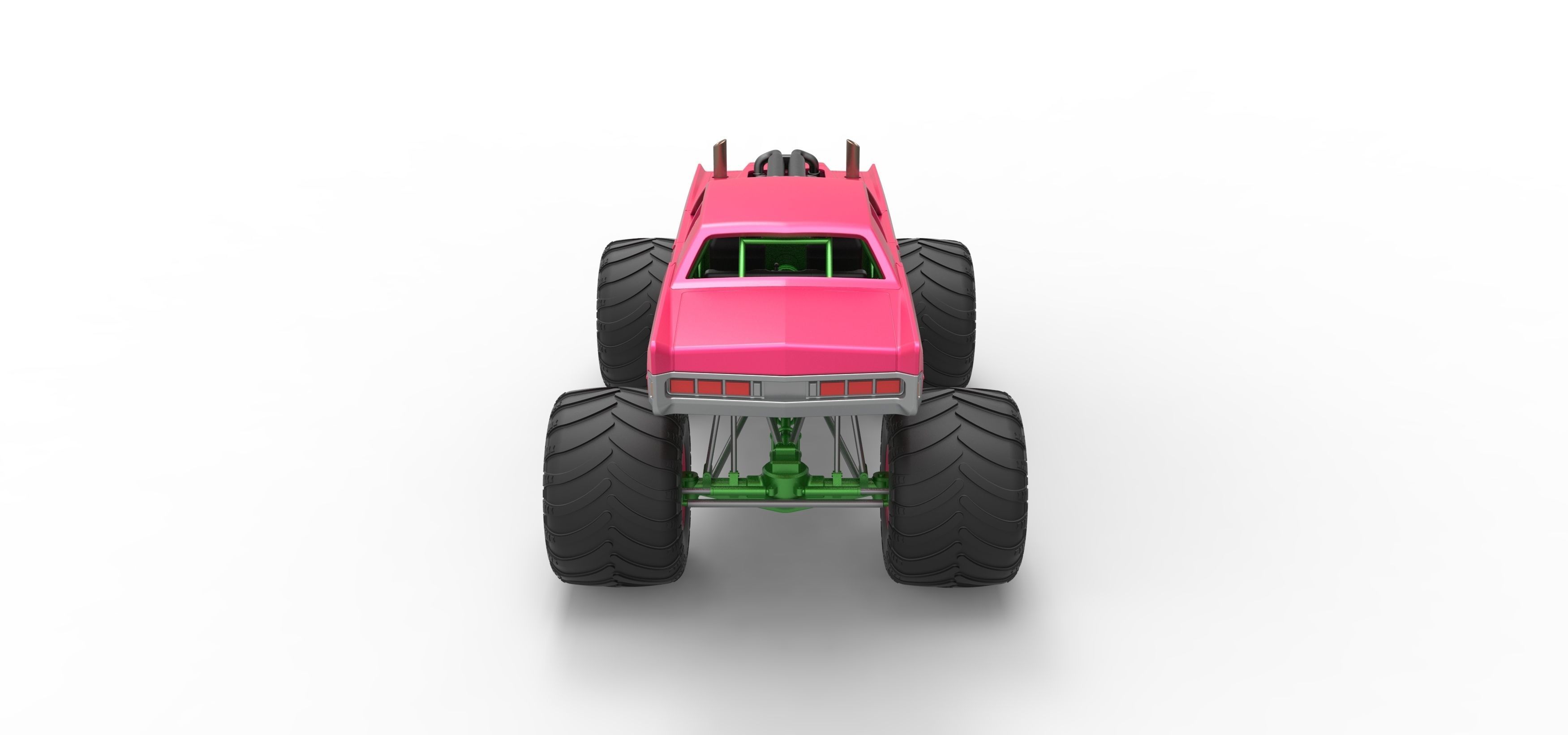 Monster Truck Concept Scale 1 to 25 3D print model_17
