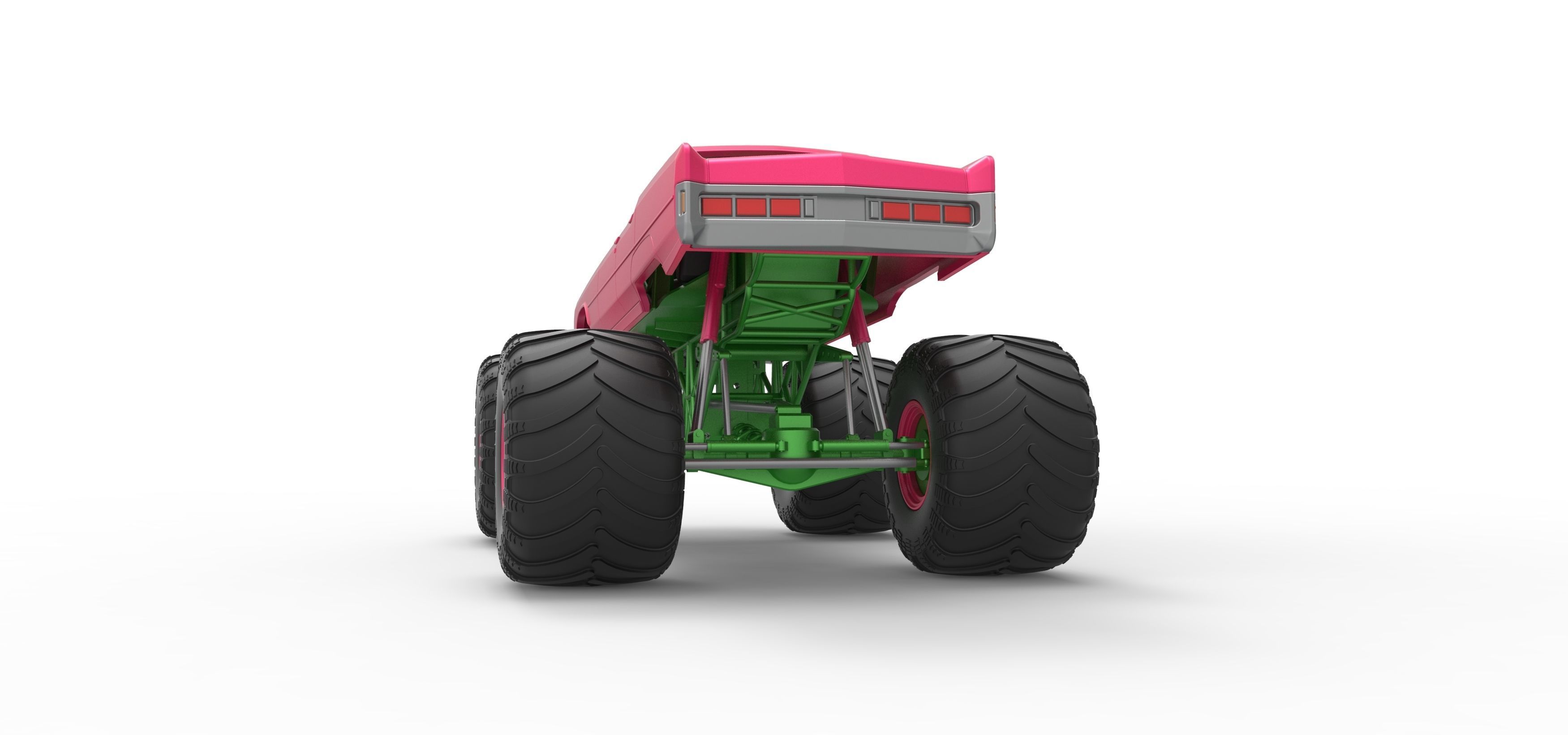 Monster Truck Concept Scale 1 to 25 3D print model_15