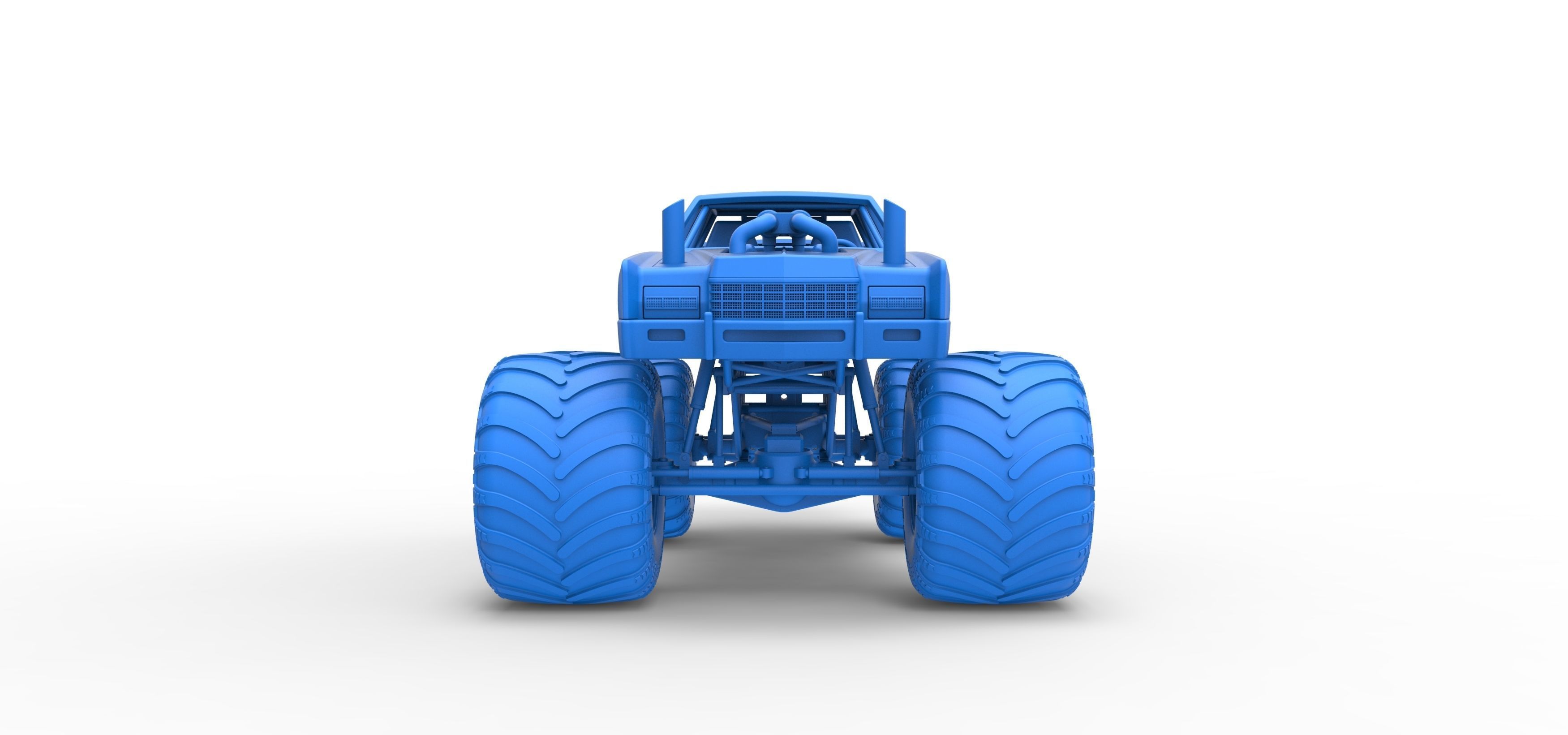 Monster Truck Concept Scale 1 to 25 3D print model_24