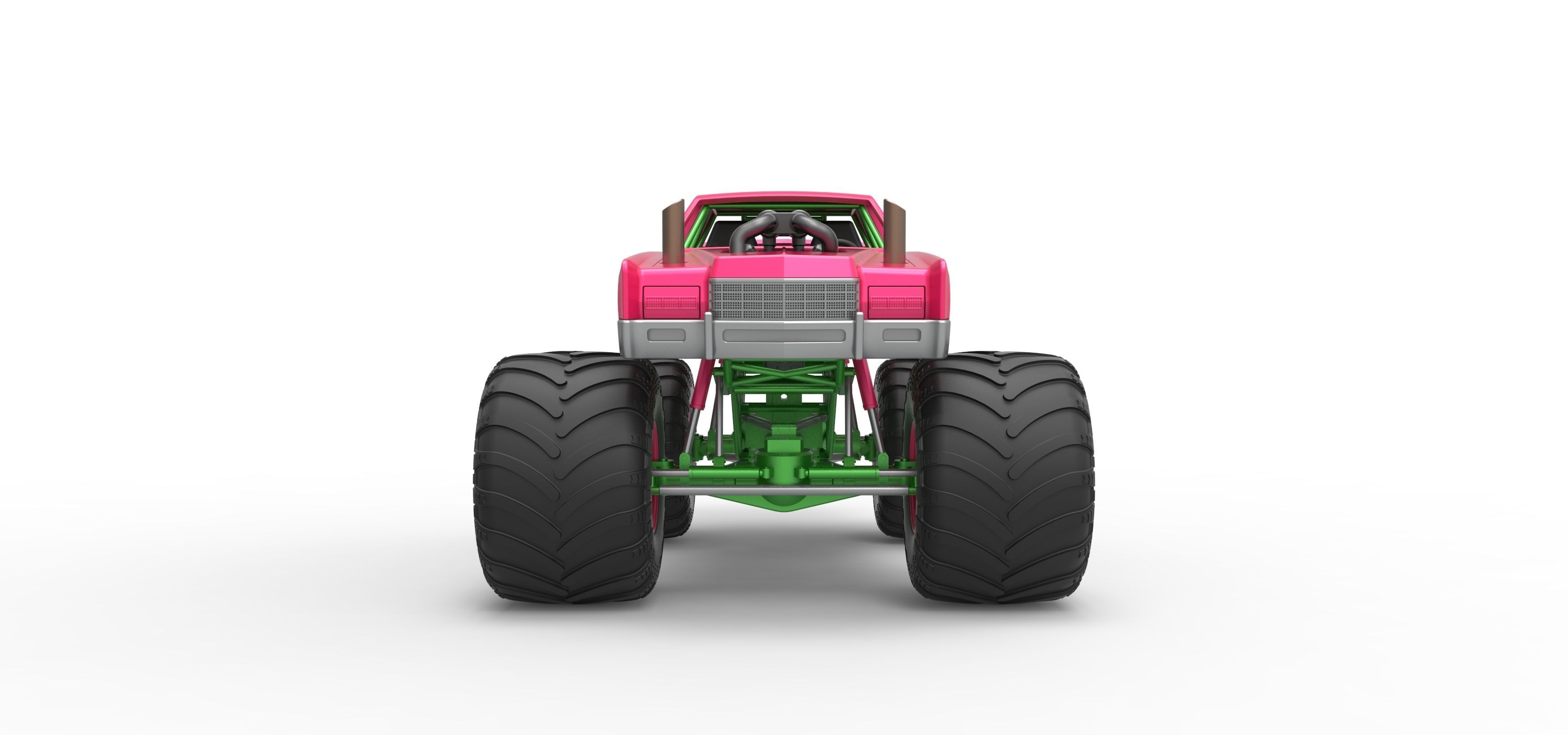 Monster Truck Concept Scale 1 to 25 3D print model_7