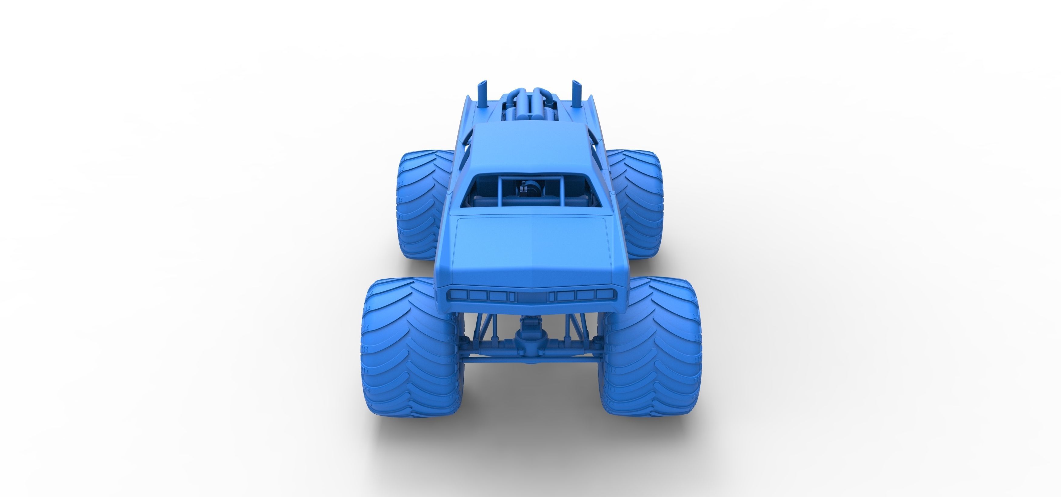 Monster Truck Concept Scale 1 to 25 3D print model_34