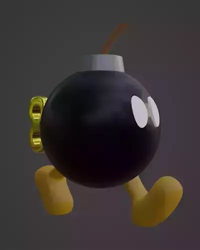 STL BOMB OMB - SUPER MARIO BROS 3D print model