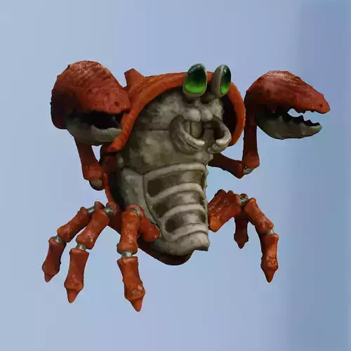 STL METAL SLUG CRAB - HUGE KONG CRABS - OHUMEIN CONGA 3D print model