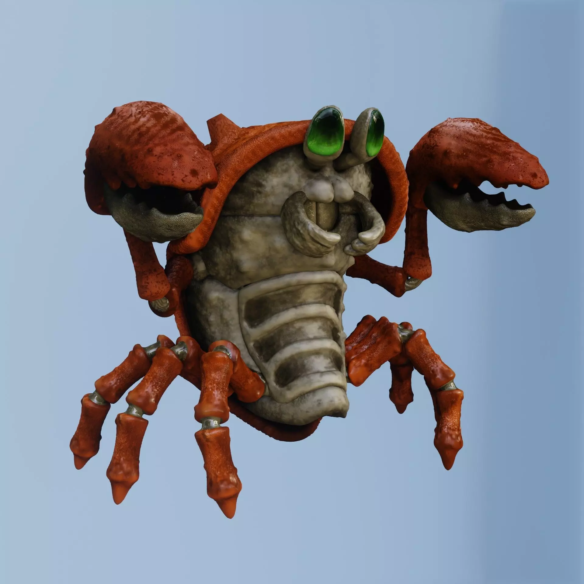 STL METAL SLUG CRAB - HUGE KONG CRABS - OHUMEIN CONGA 3D print model_0
