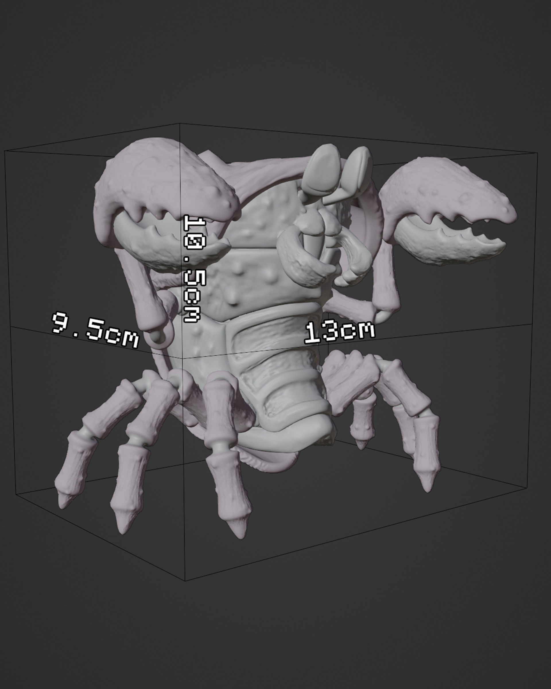 STL METAL SLUG CRAB - HUGE KONG CRABS - OHUMEIN CONGA 3D print model_6