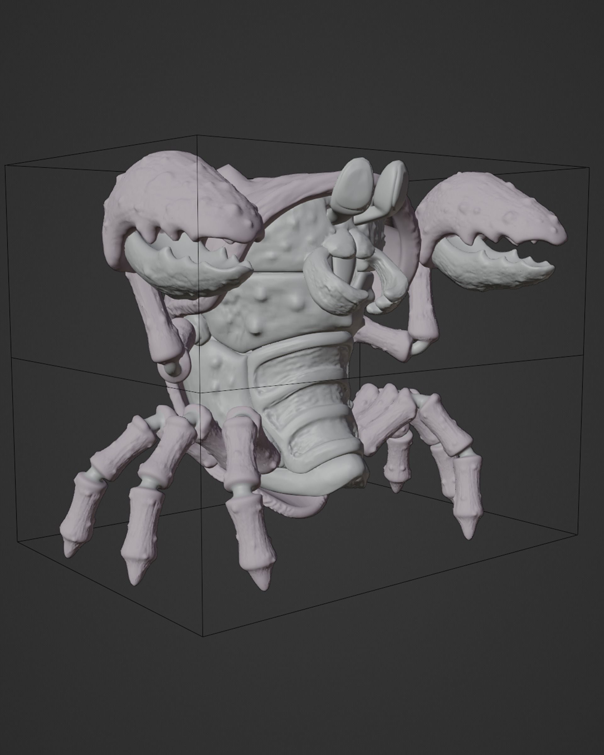 STL METAL SLUG CRAB - HUGE KONG CRABS - OHUMEIN CONGA 3D print model_7