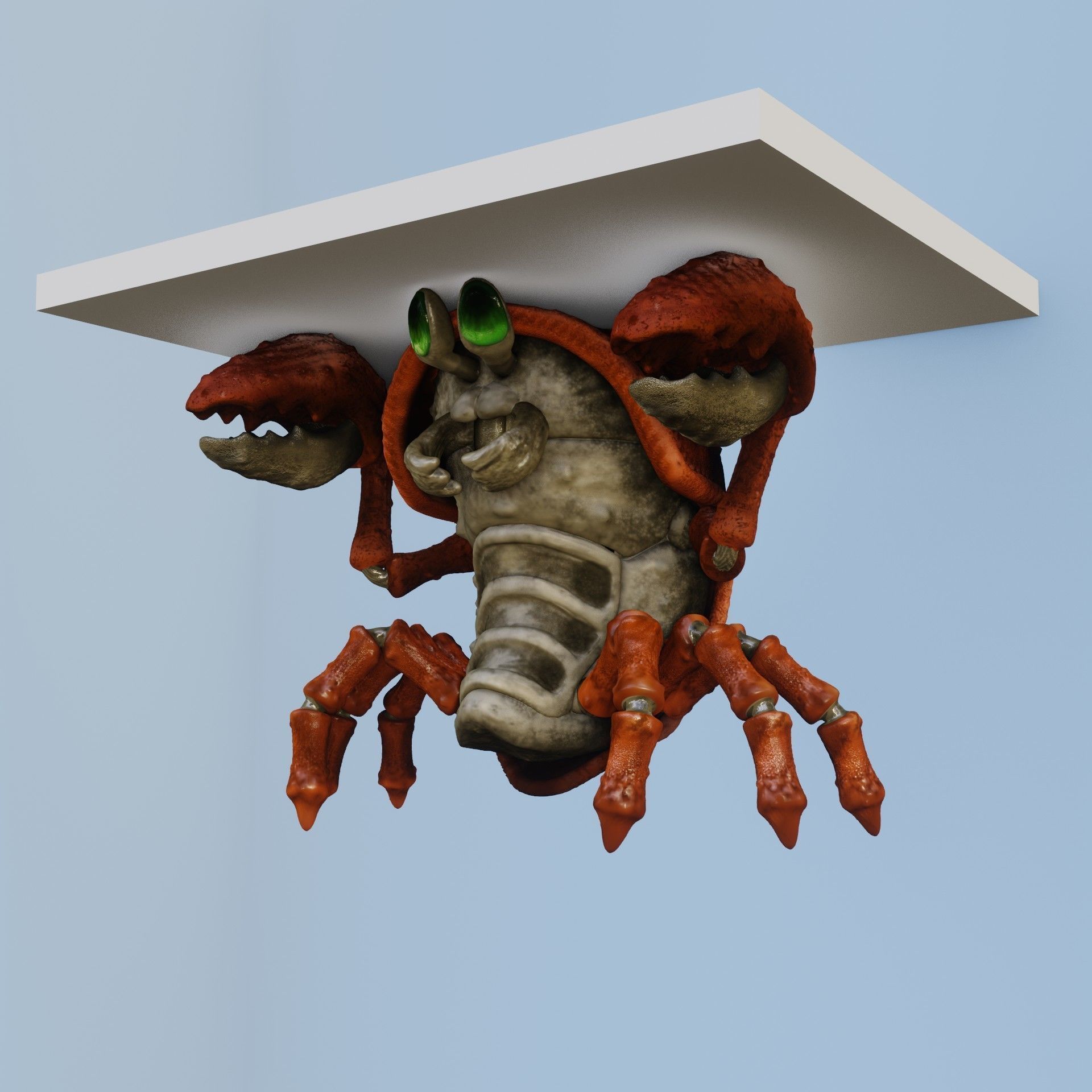 STL METAL SLUG CRAB - HUGE KONG CRABS - OHUMEIN CONGA 3D print model_2