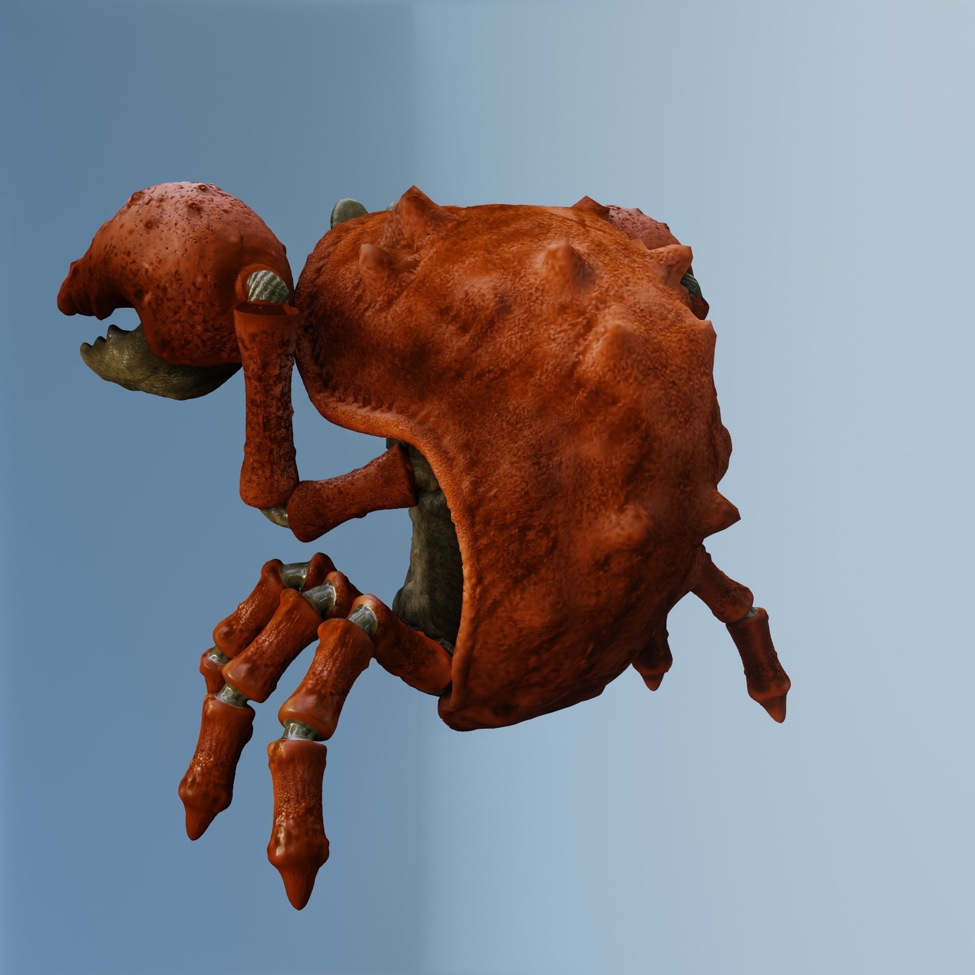 STL METAL SLUG CRAB - HUGE KONG CRABS - OHUMEIN CONGA 3D print model_3