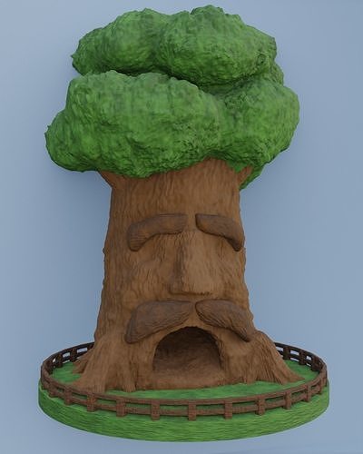 STL DICE TOWER - DEKU TREE 3D print model