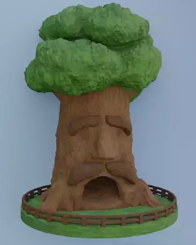 STL DICE TOWER - DEKU TREE