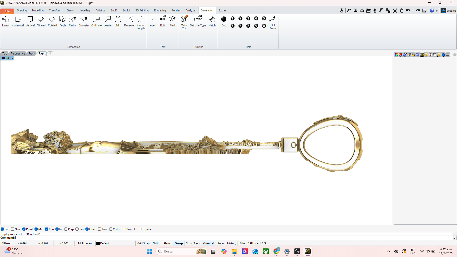 Arcangel San Gabriel 3D print model_7