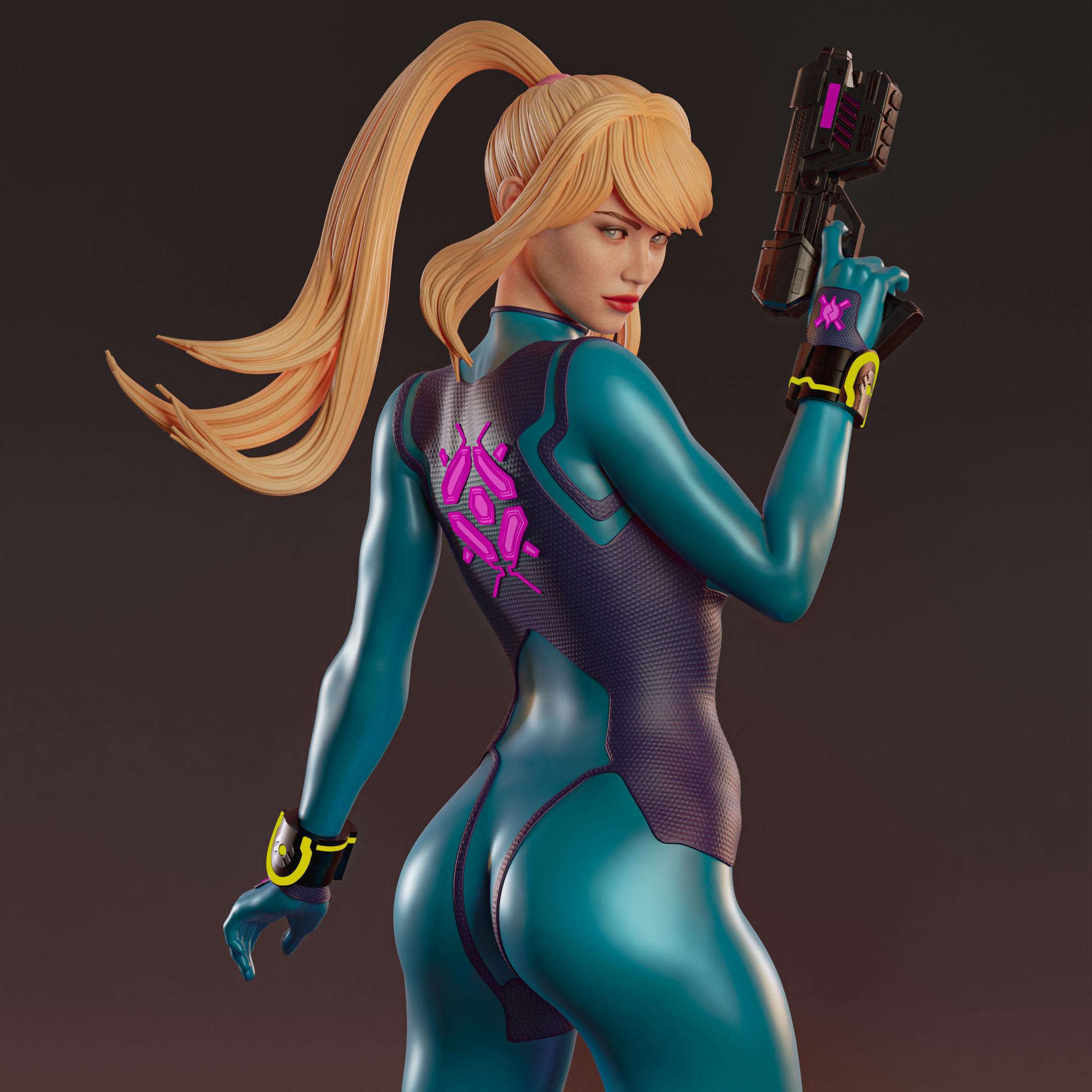 Samus Aran 3D print model_14