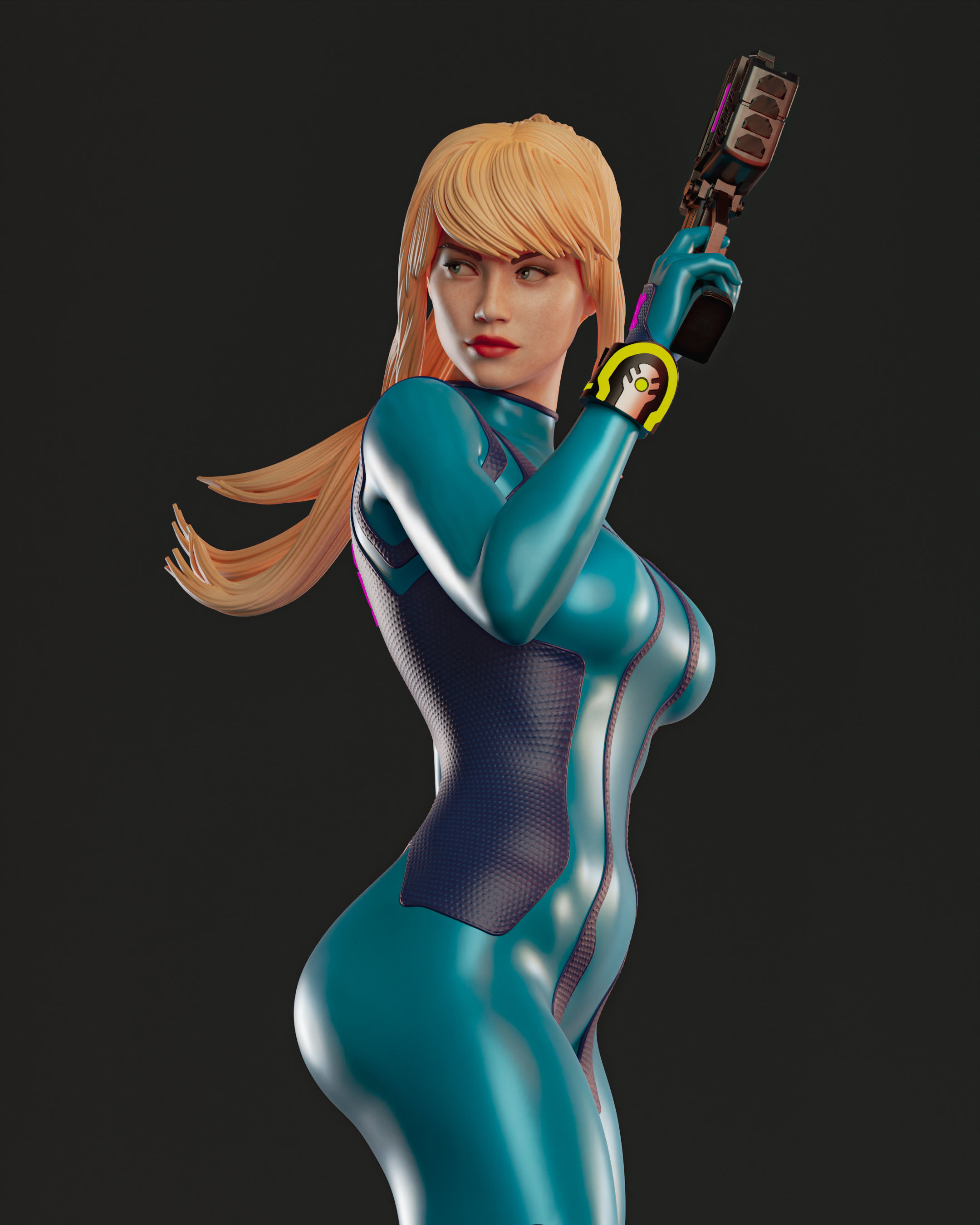 Samus Aran 3D print model_12