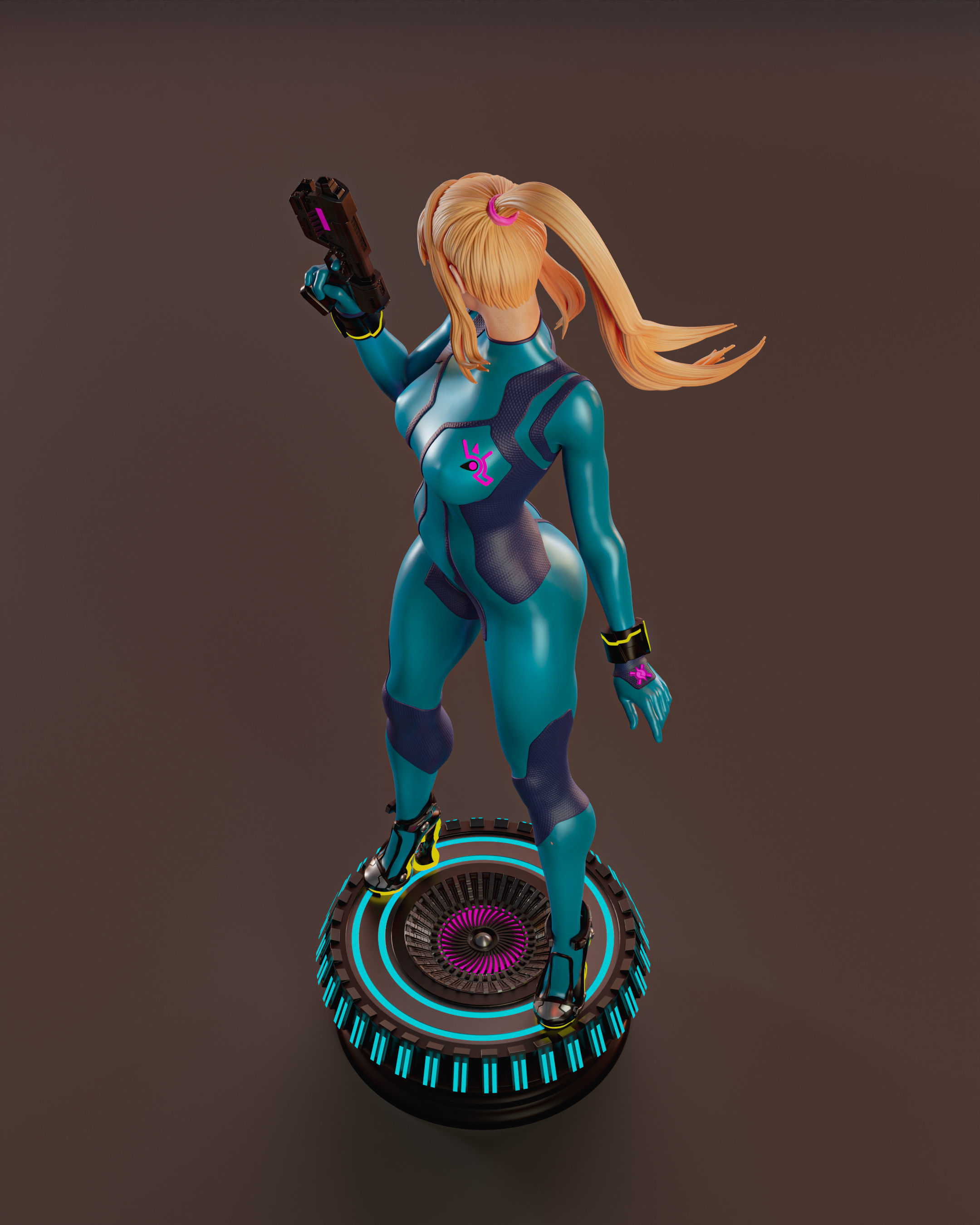 Samus Aran 3D print model_10