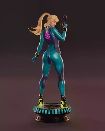 Samus Aran 3D print model