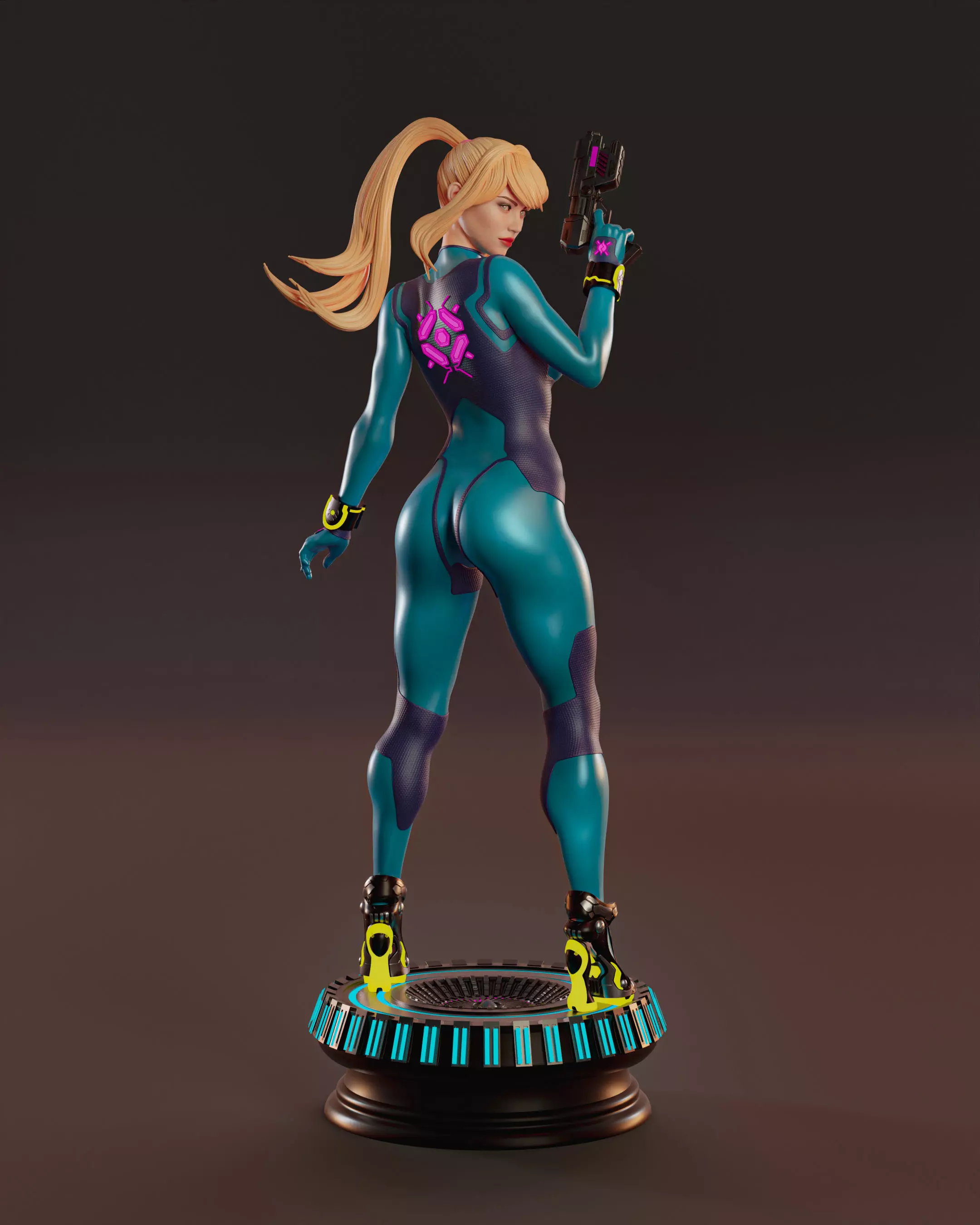Samus Aran 3D print model_0