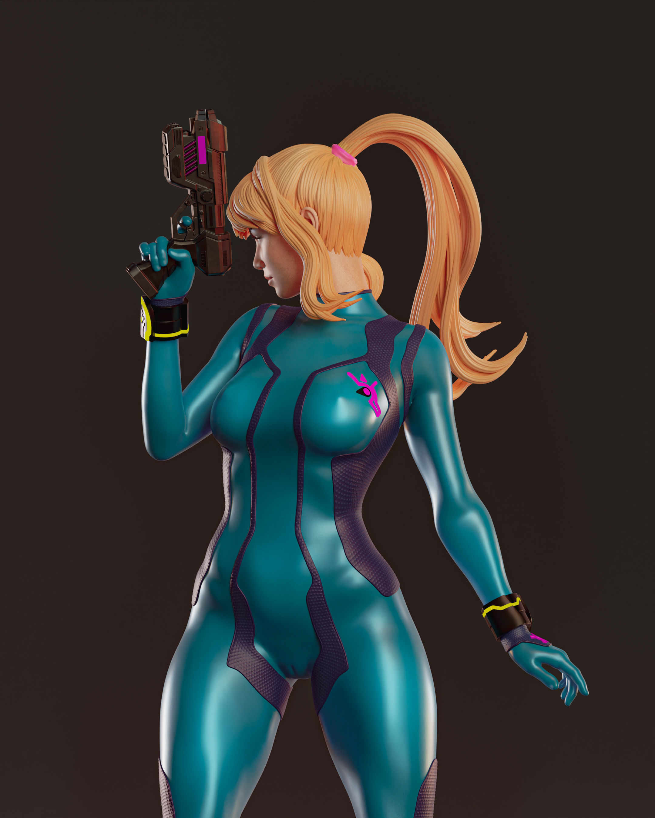 Samus Aran 3D print model_11