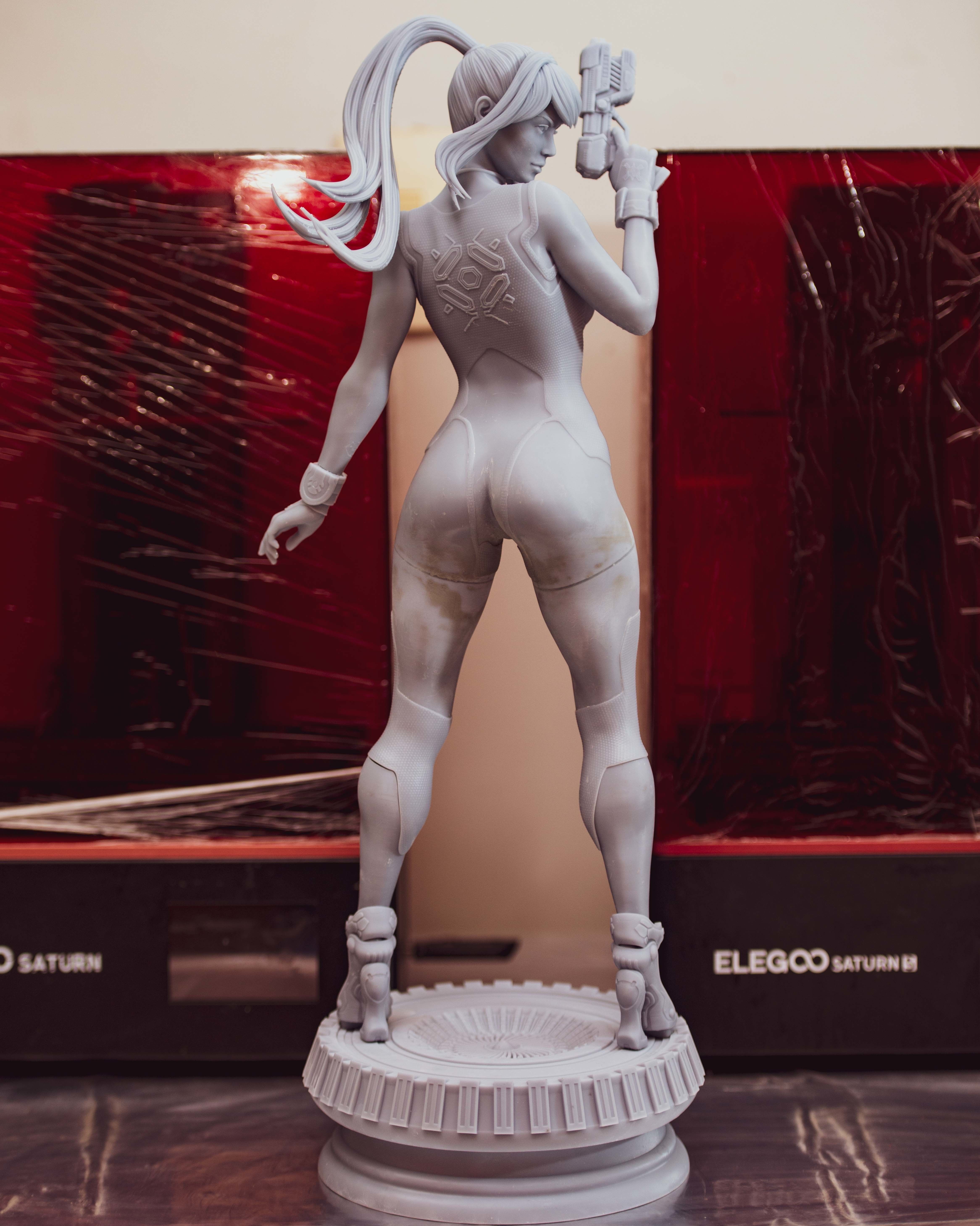 Samus Aran 3D print model_1