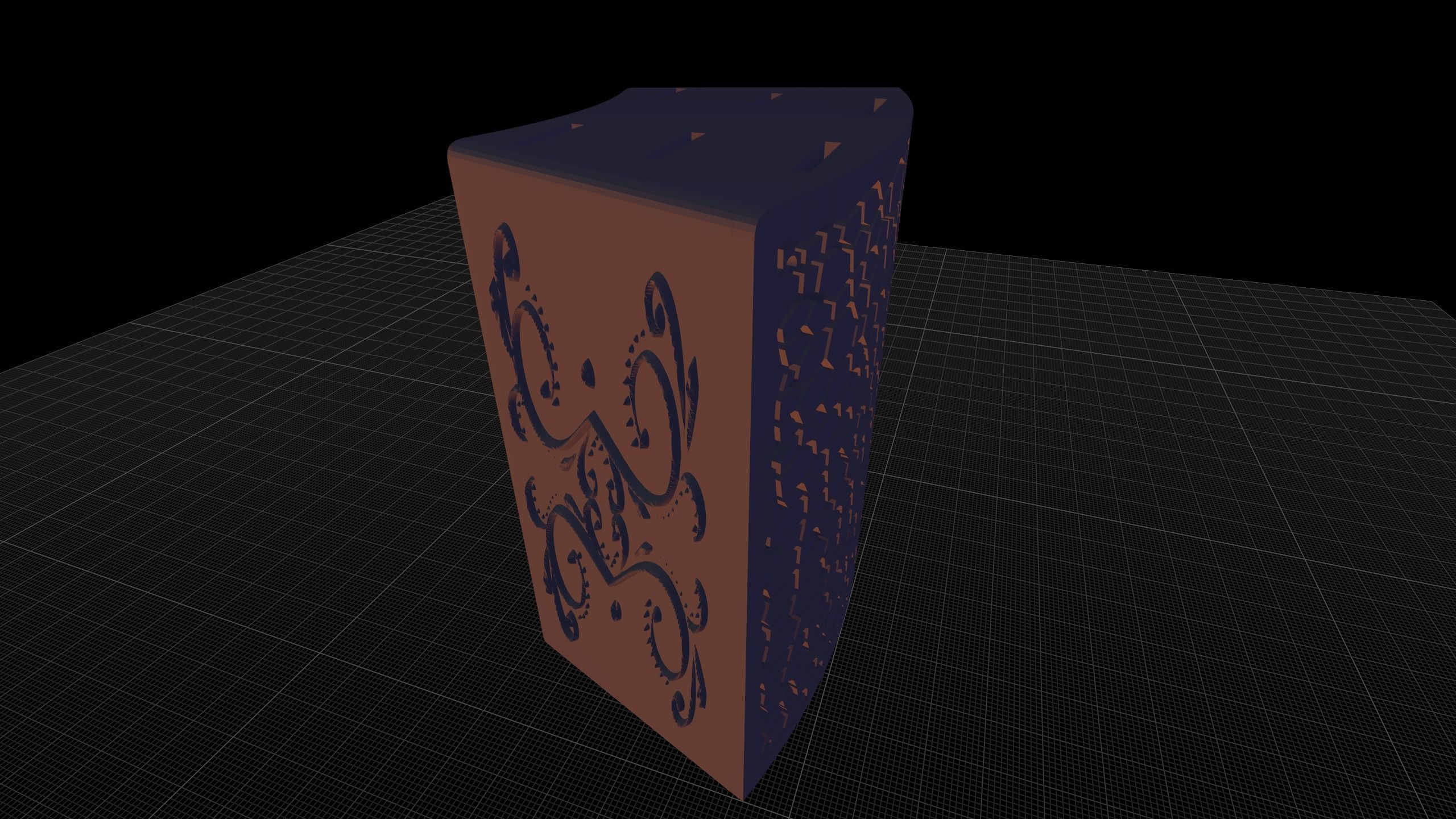 with a knife 3D print model_1