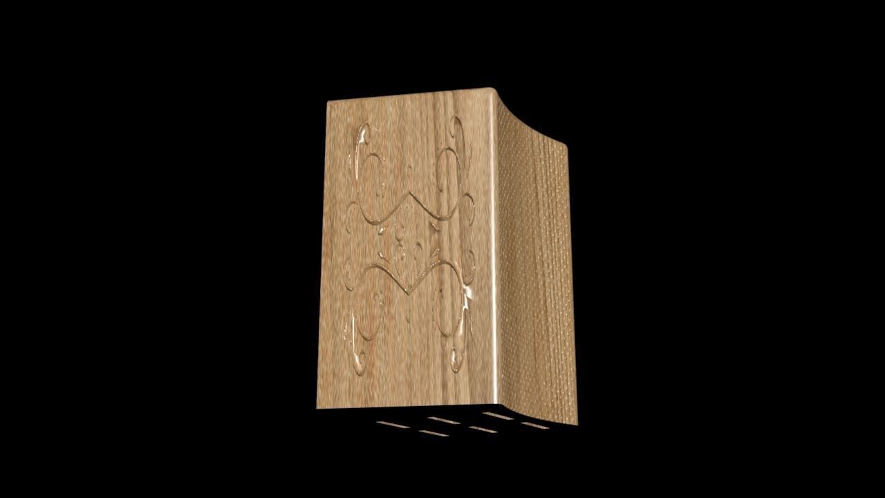 with a knife 3D print model_2