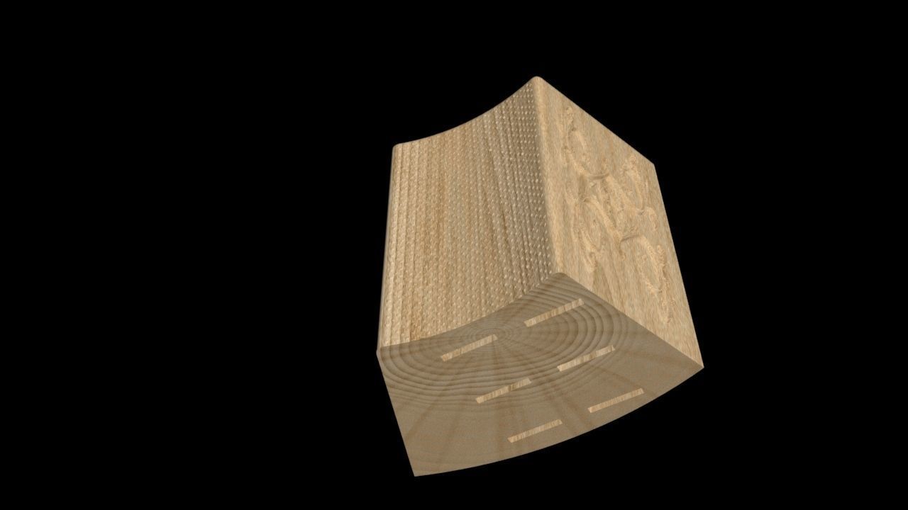 with a knife 3D print model_7