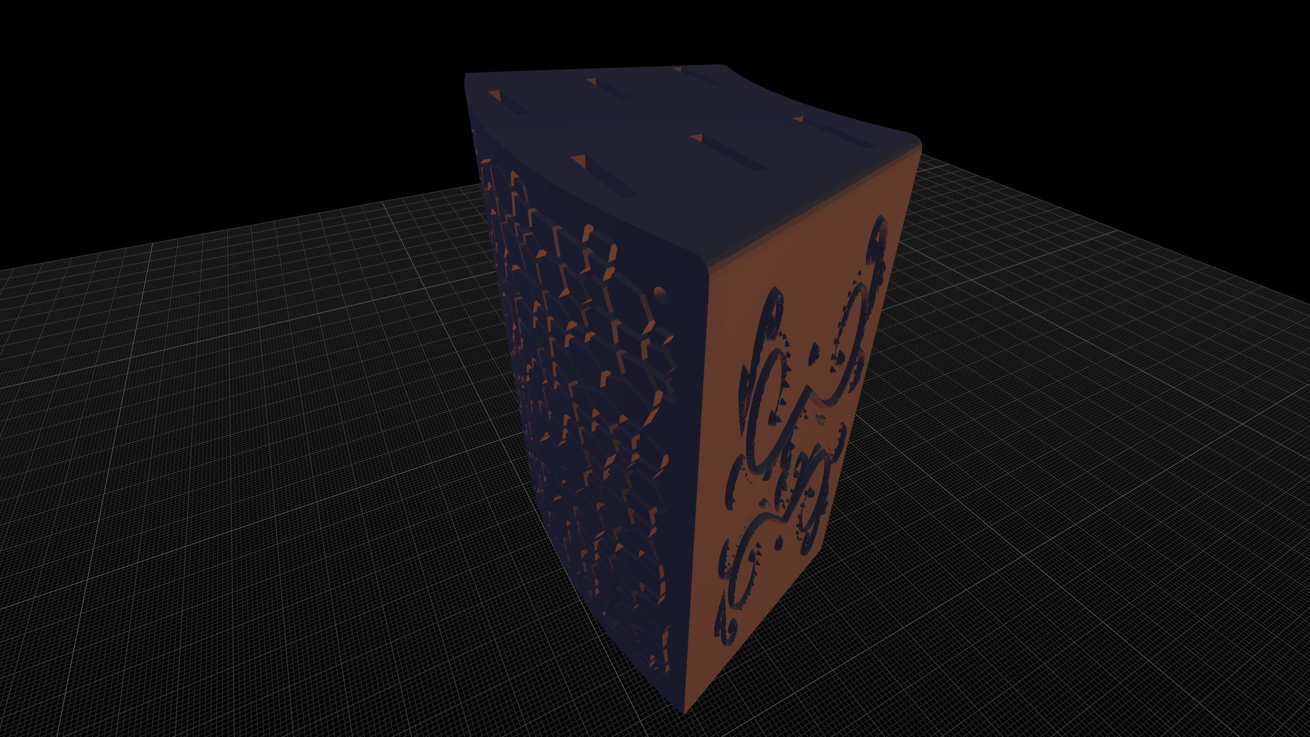 with a knife 3D print model_9