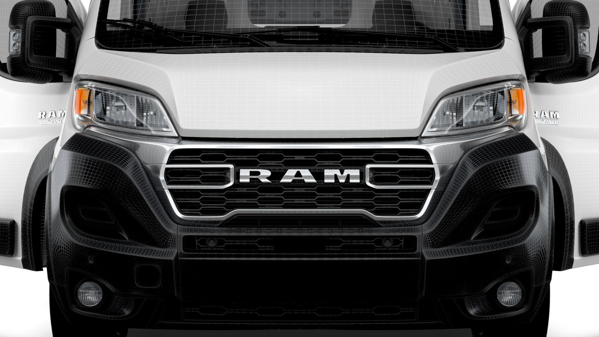 RAM Promaster Van L2H1 HQ Interior 2023 3D model_19